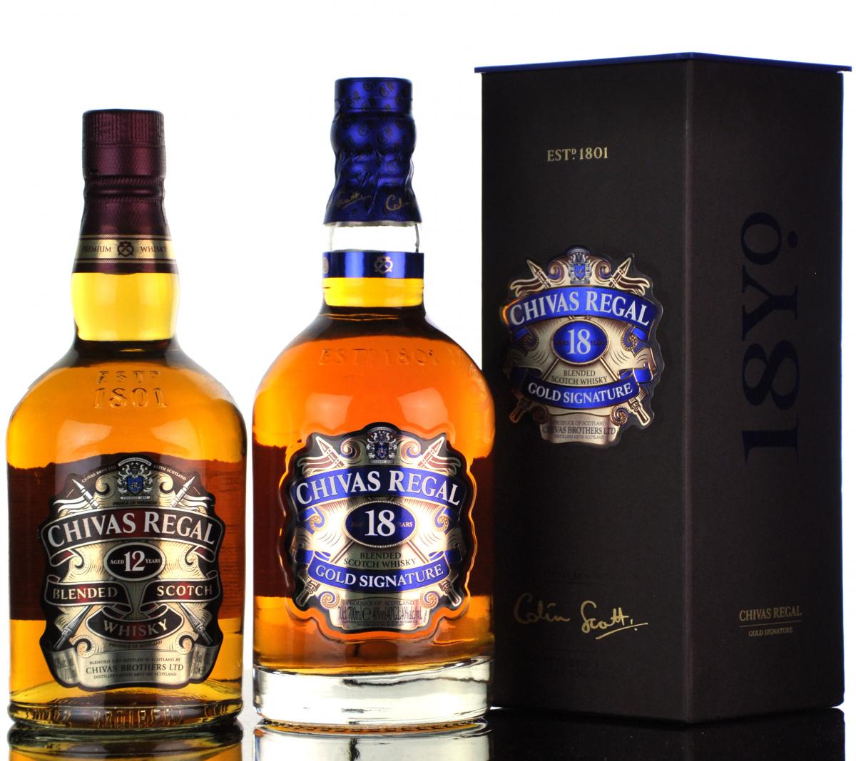 Chivas Regal 12 & 18 Year Old