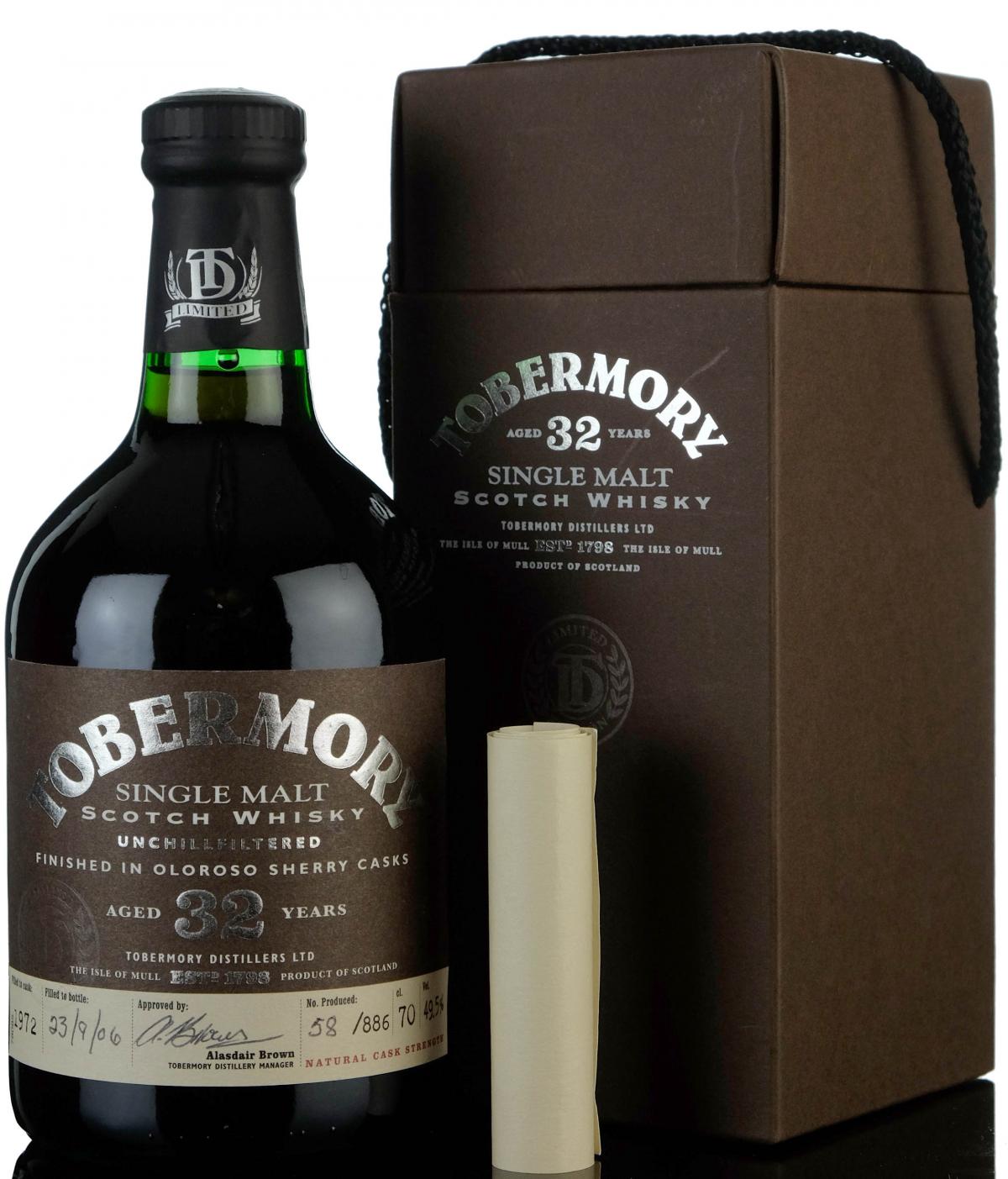 Tobermory 19722006  32 Year Old