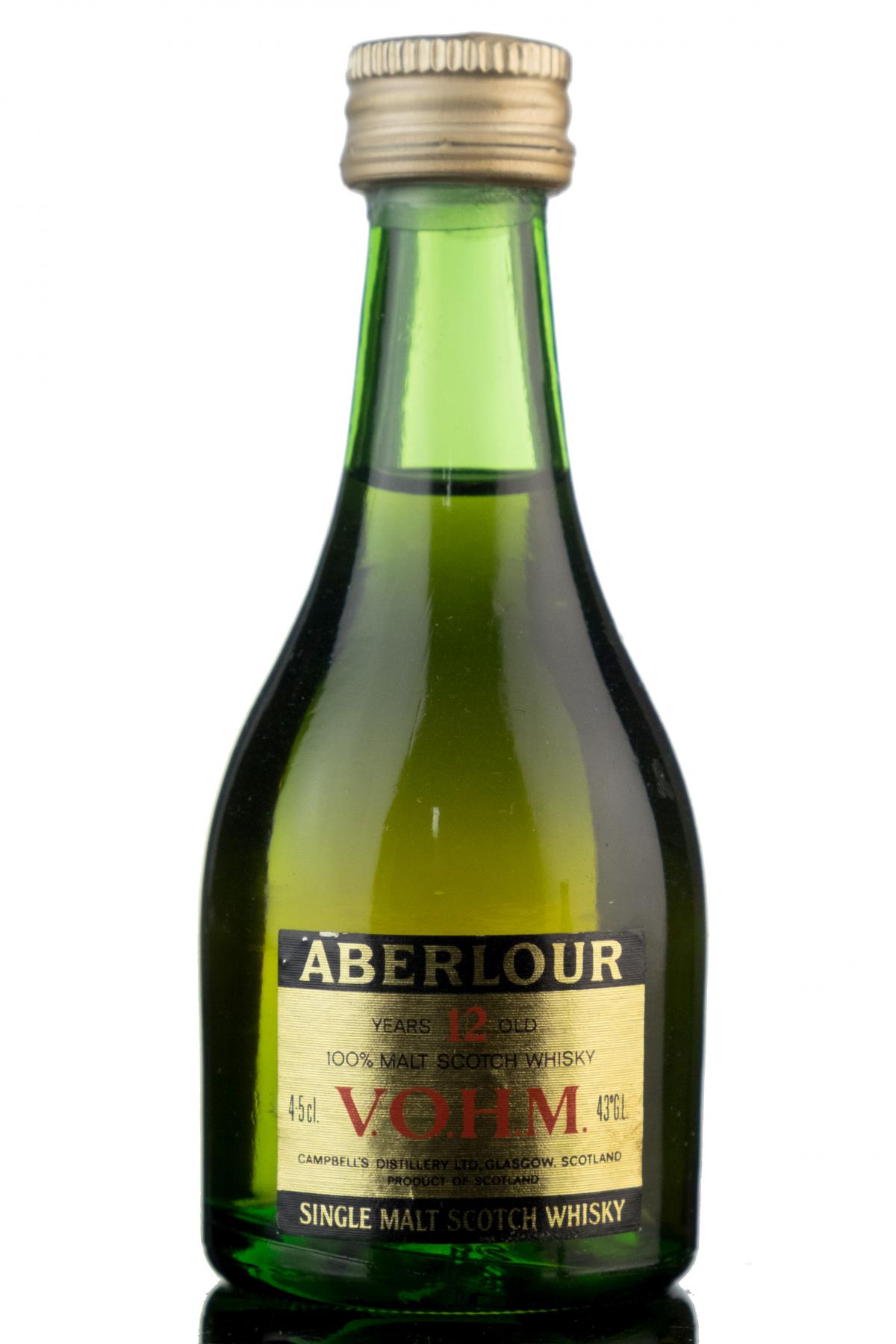 Aberlour 12 Year Old V.O.H.M Miniature
