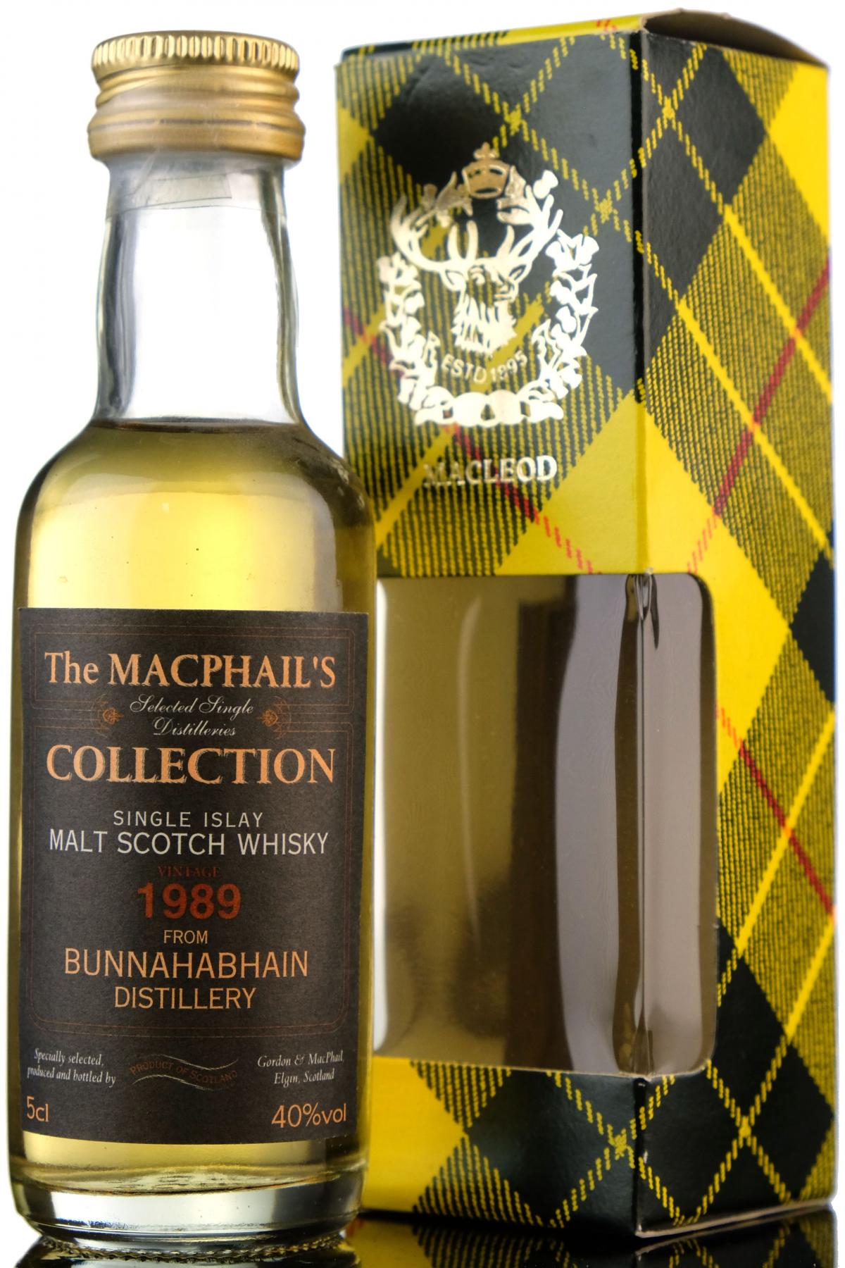 Bunnahabhain 1989 - The MacPhails Collection Miniature