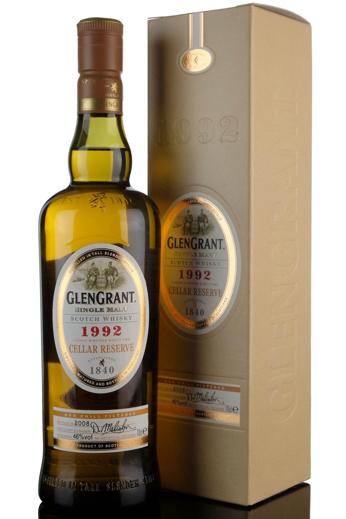 Glen Grant 1992-2008 - Cellar Reserve