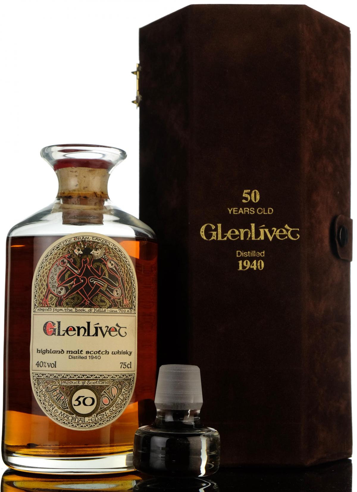 Glenlivet 1940 - 50 Year Old - Gordon & MacPhail