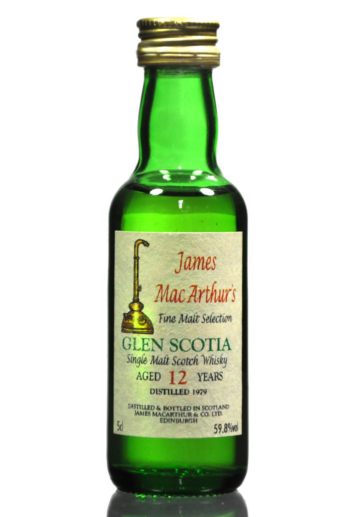 Glen Scotia 1979 - 12 Year Old - James MacArthur Miniature