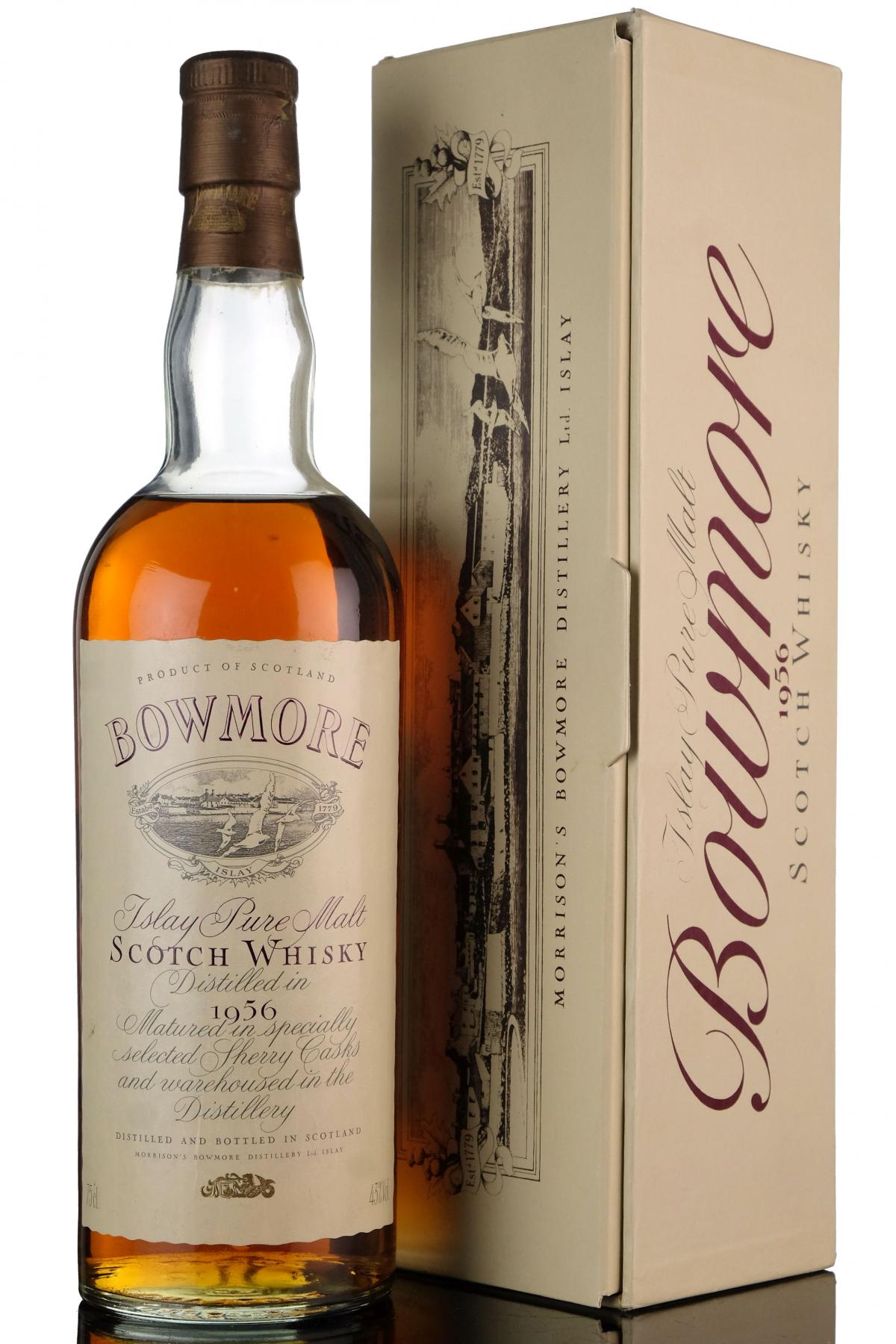 Bowmore 1956 - Sherry Cask - Vintage Label