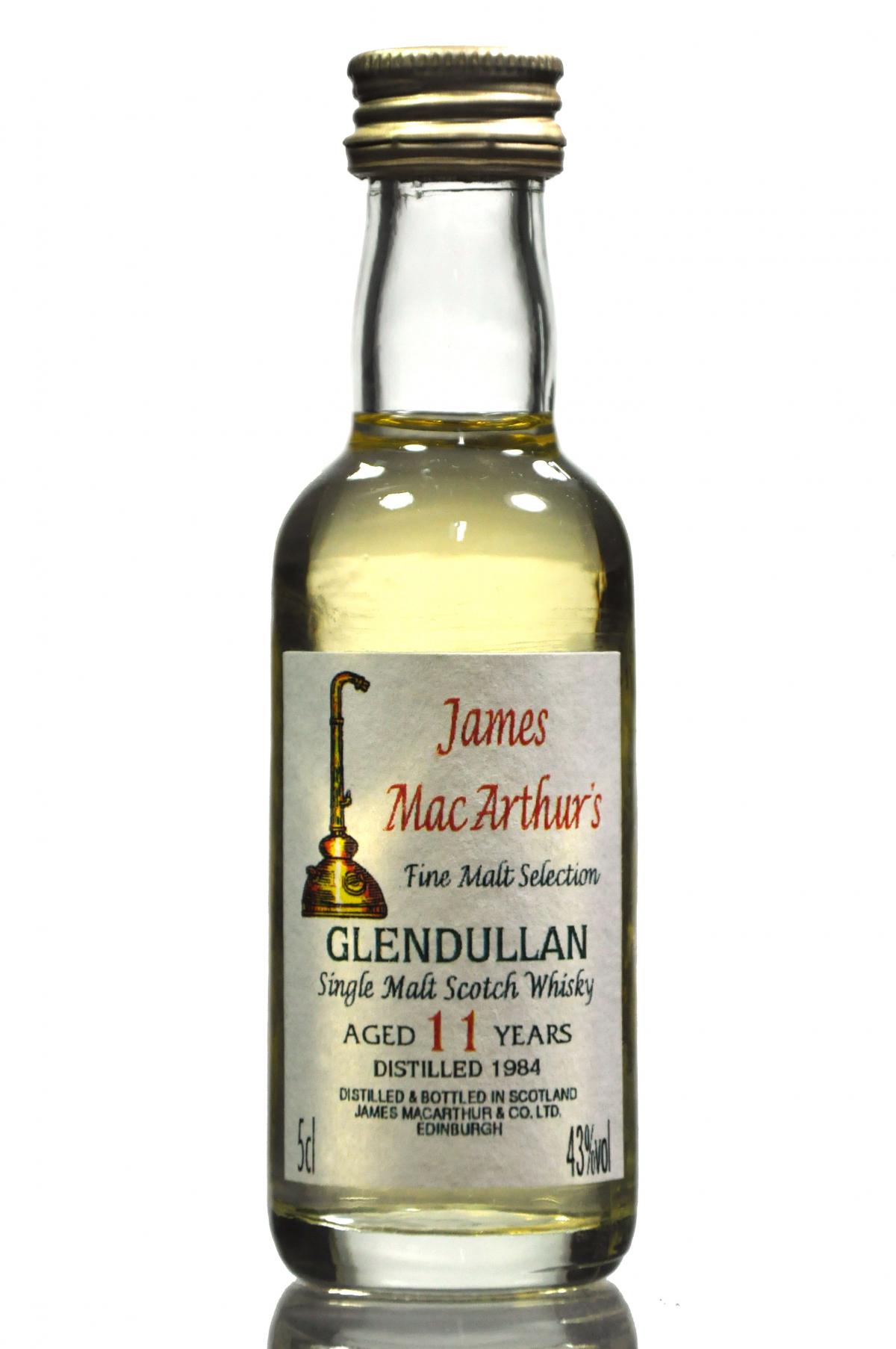 Glendullan 1984 - 11 Year Old - James MacArthur - Fine Malt Selection Miniature