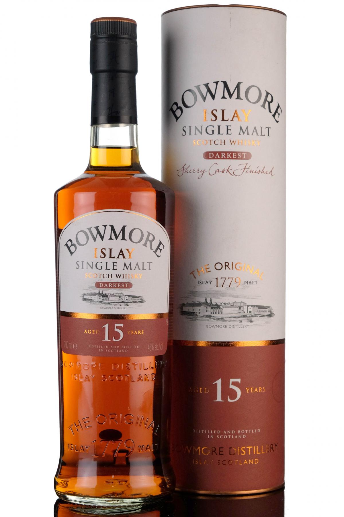 Bowmore Darkest - 15 Year Old - 2010s