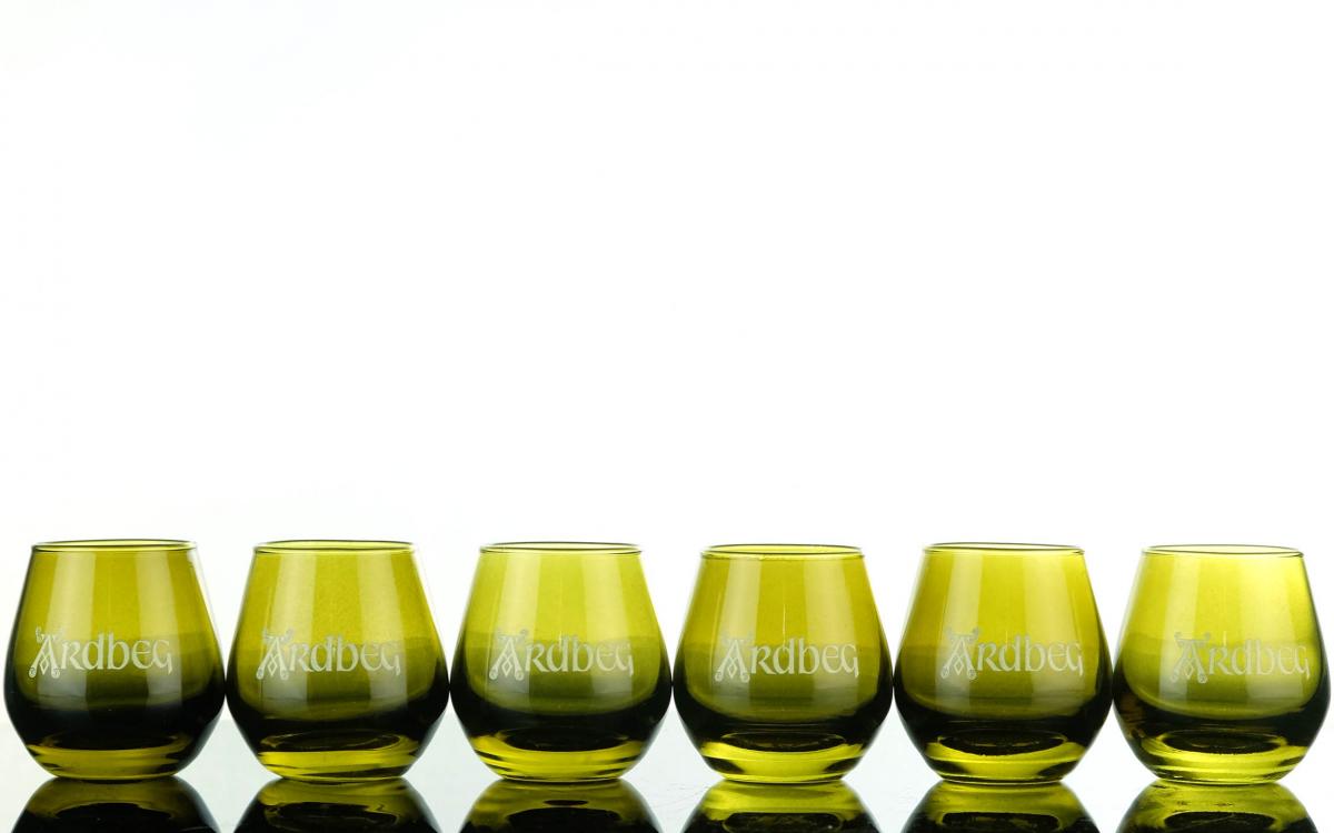 6 x Ardbeg Shortie Glasses