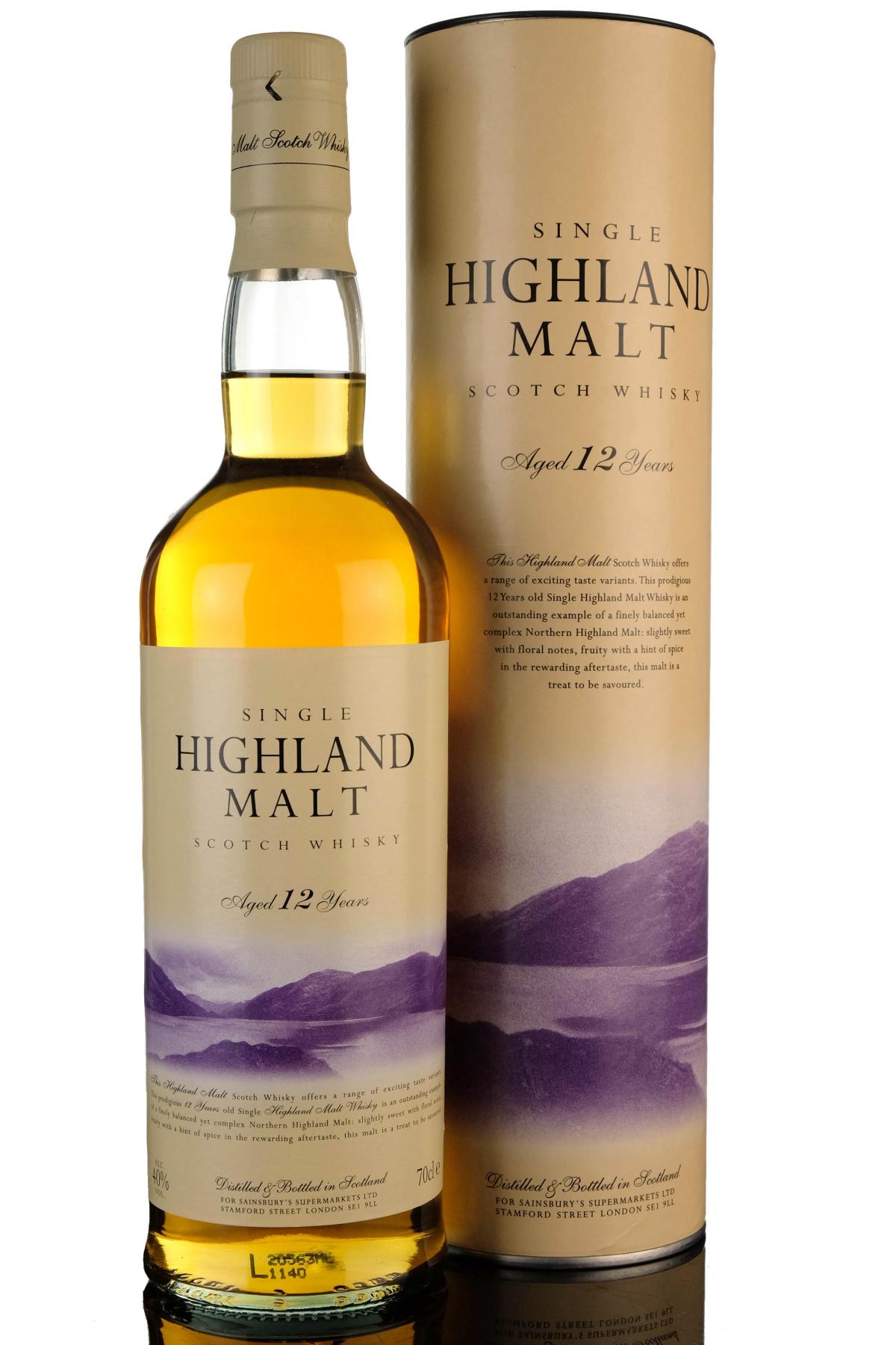 Highland Malt 12 Year Old