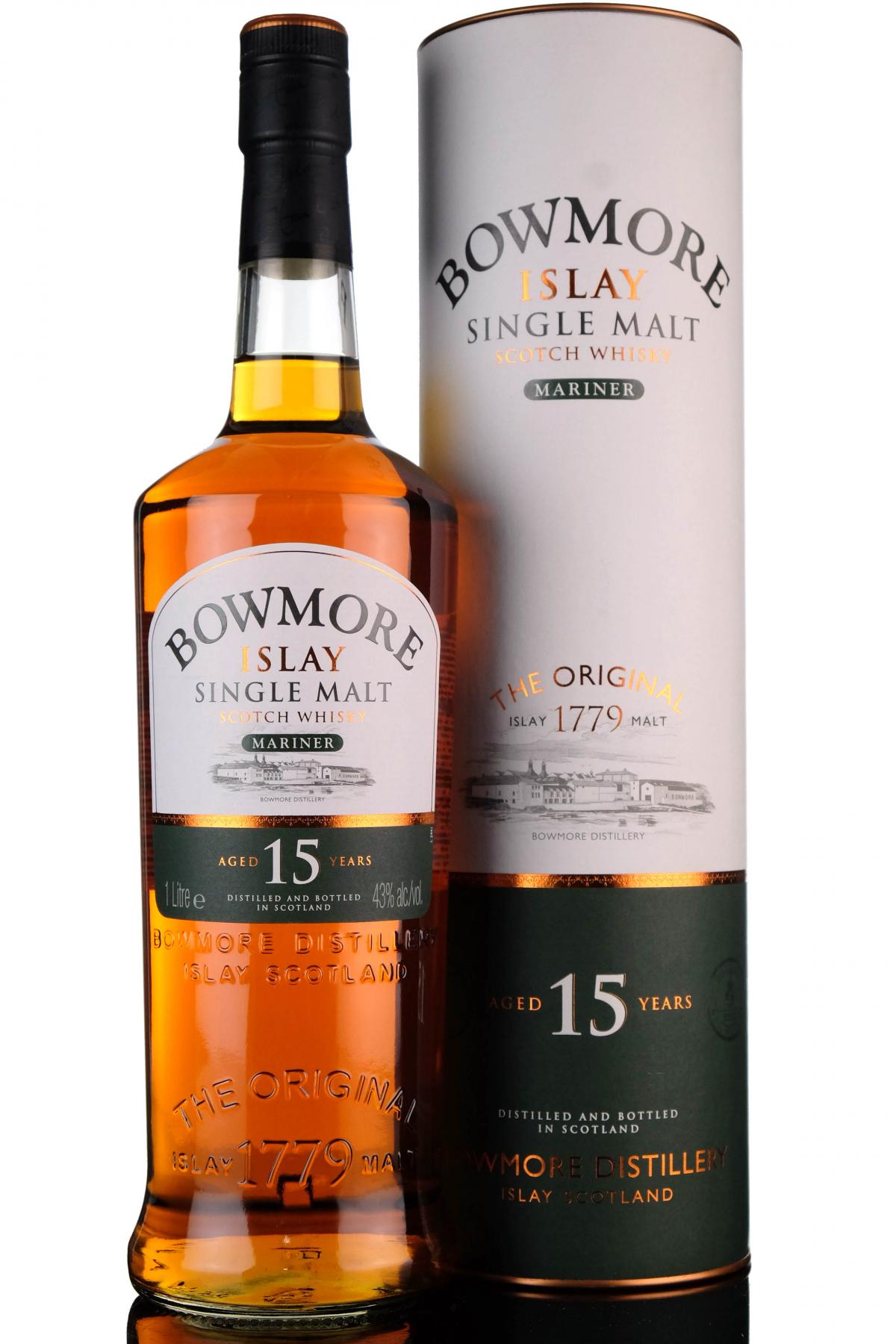 Bowmore 15 Year Old - Mariner - 1 Litre
