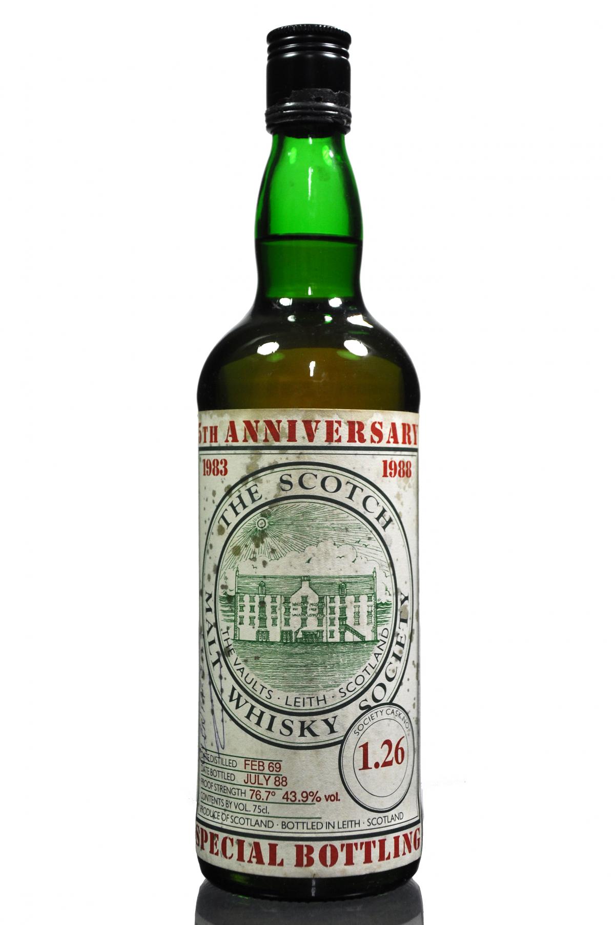 Glenfarclas 1969-1988 - SMWS 1.26 - 5th Anniversary