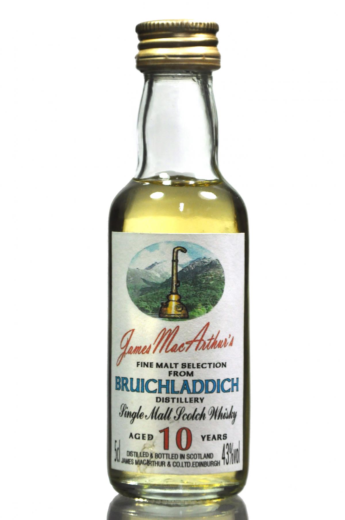 Bruichladdich 10 Year Old - James MacArthur - Fine Malt Selection Miniature