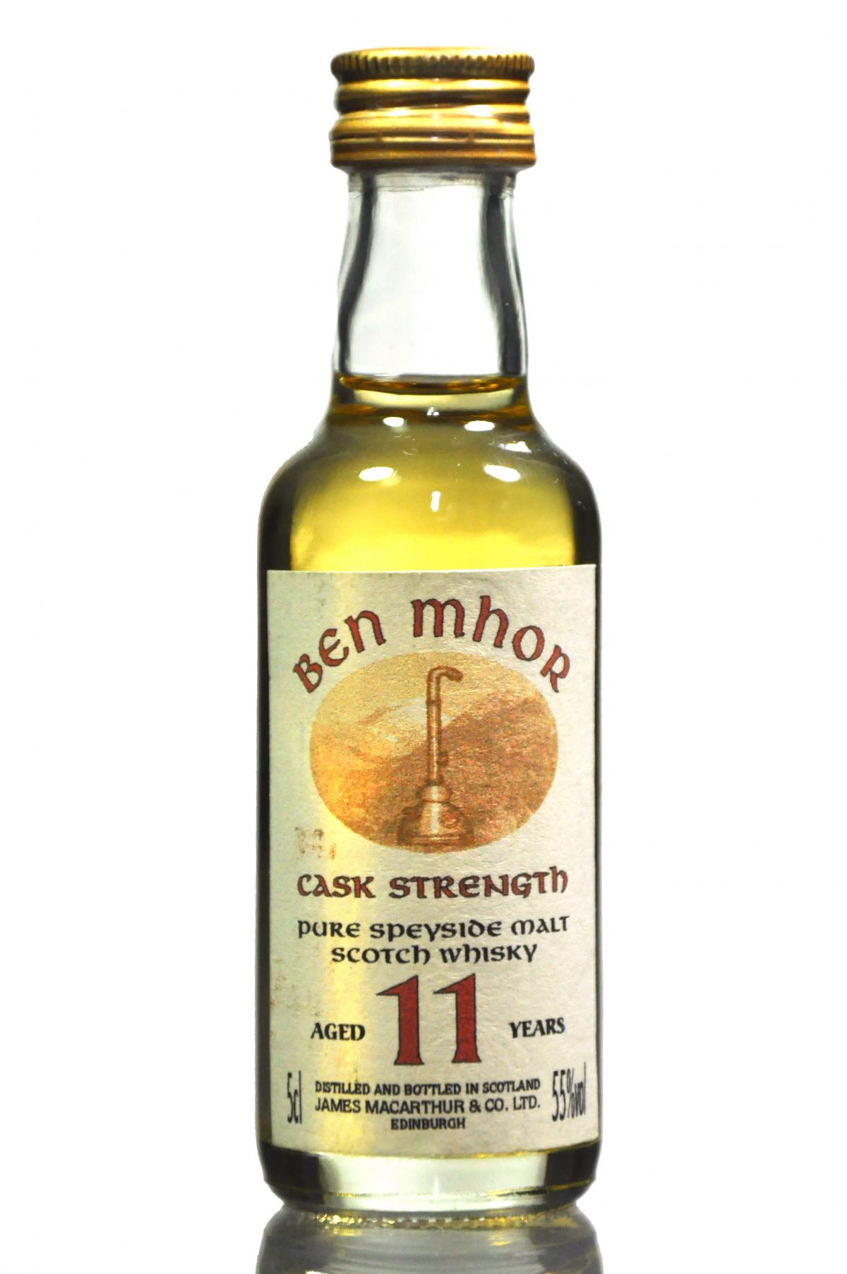 Ben Mhor 11 Year Old - Cask Strength - James MacArthur Miniature