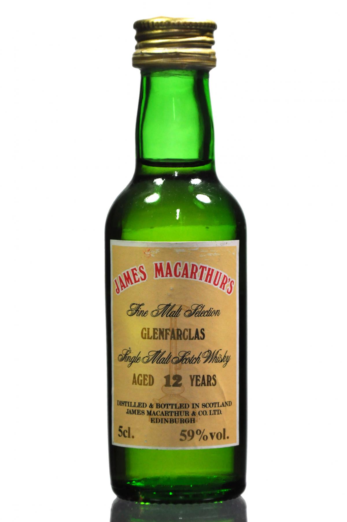 Glenfarclas 12 Year Old - James MacArthur - Fine Malt Selection Miniature