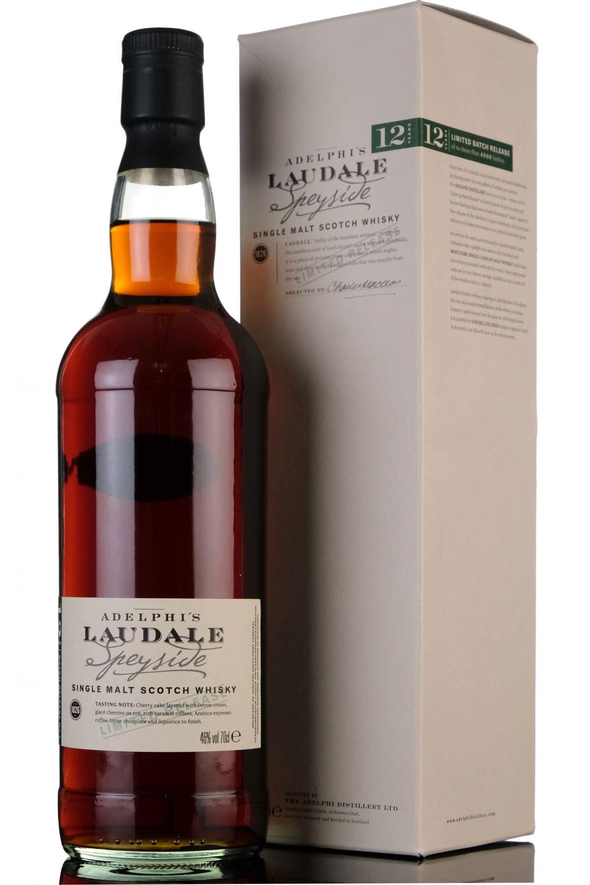 Laudale 12 Year Old  Adelphi  Batch 1