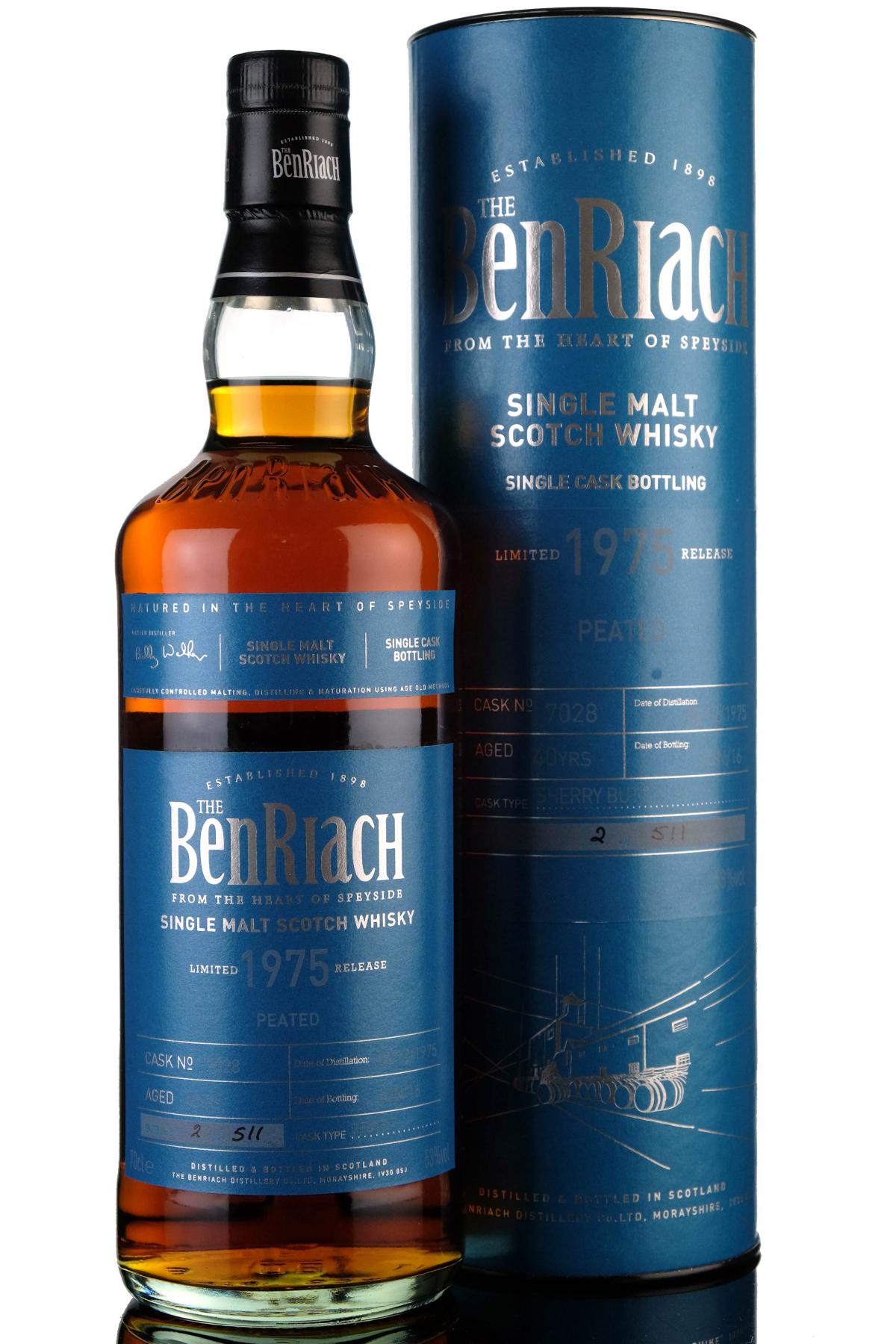 Benriach 1975-2016 - 40 Year Old - Single Cask 7028