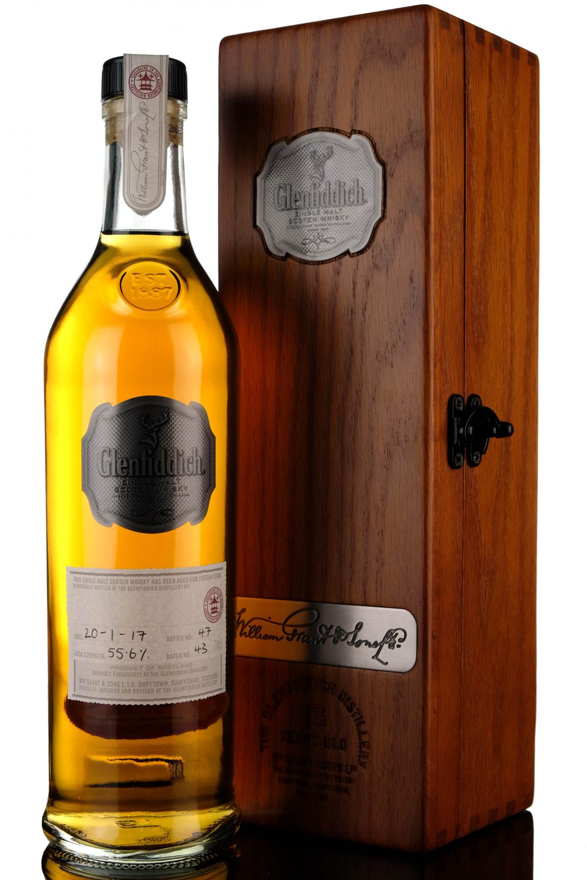 Glenfiddich 15 Hand Filled Batch 43 2016