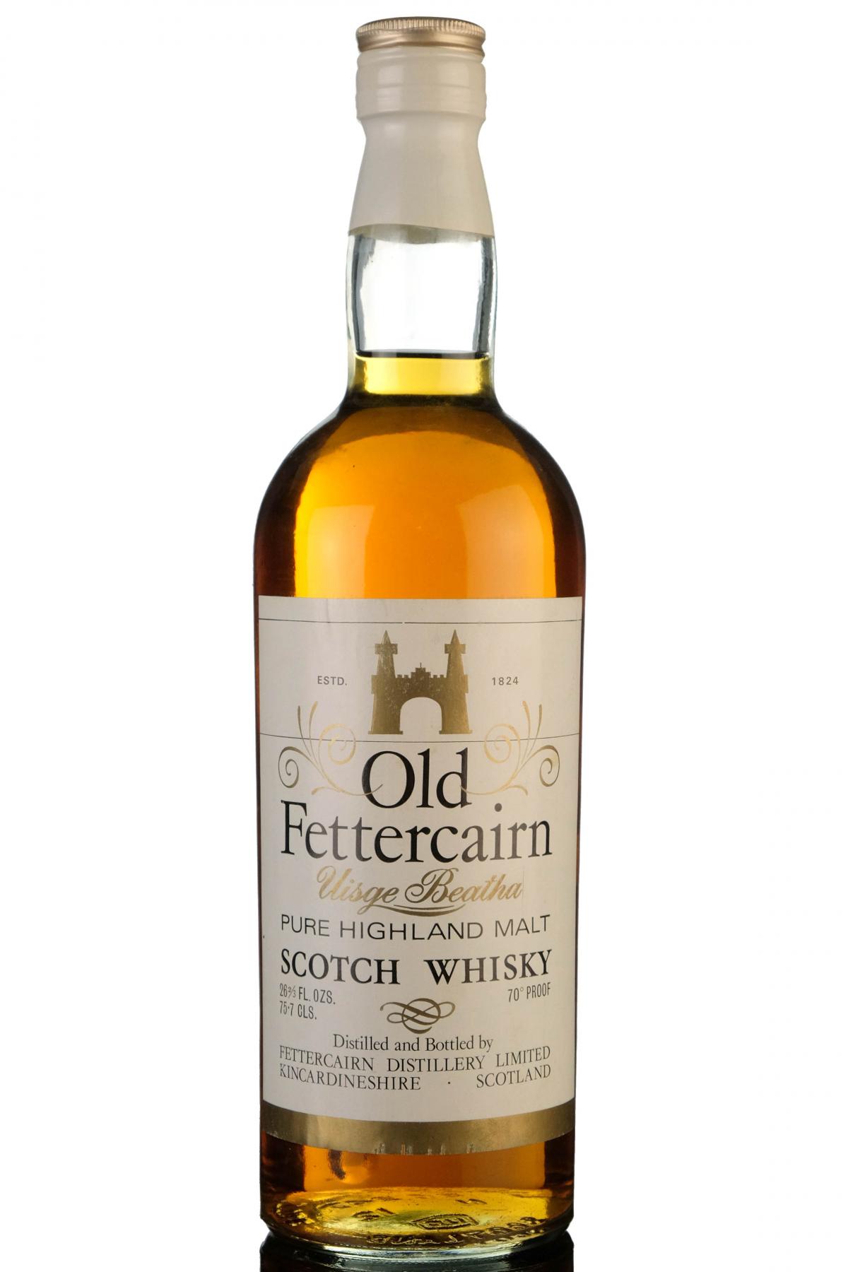 Old Fettercairn Pure Highland Malt Late 1970s