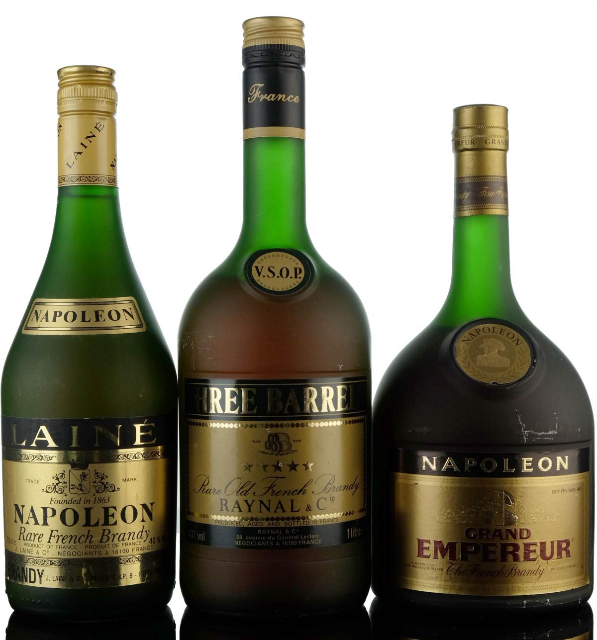 3 x Brandy
