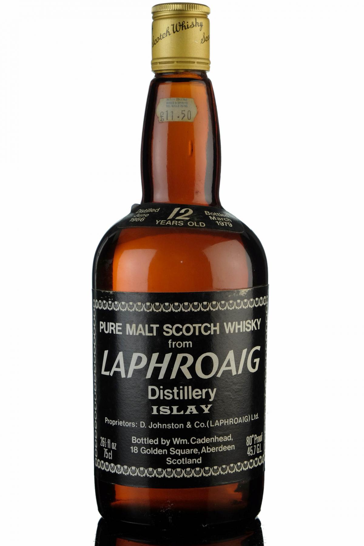 Laphroaig 1966-1979 - 12 Year Old - Cadenhead Dumpy