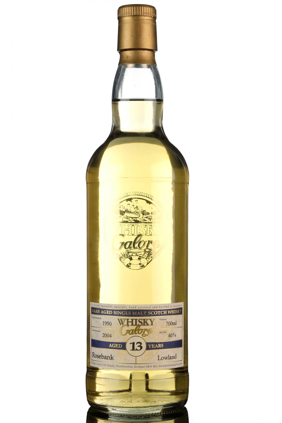 Rosebank 19902004  13 Year Old  Whisky Galore