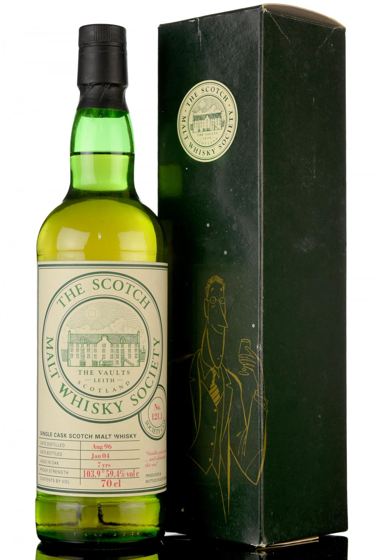 Arran 1996-2004 - 7 Year Old - SMWS 121.1 - Vanilla Pod Seeds & Ultimately The Sea