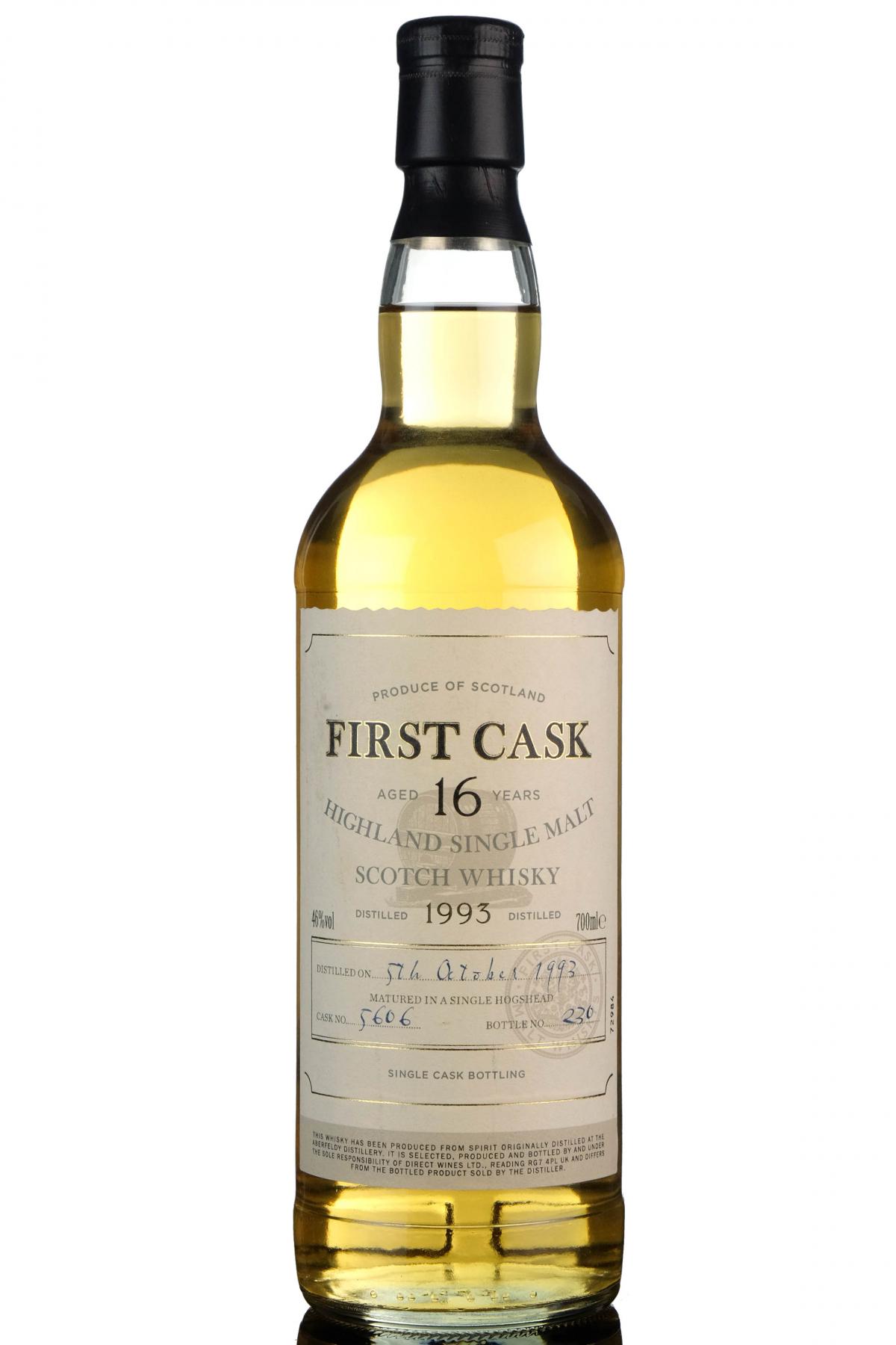 Aberfeldy 1993 - 16 Year Old - First Cask  - Single Cask 5608