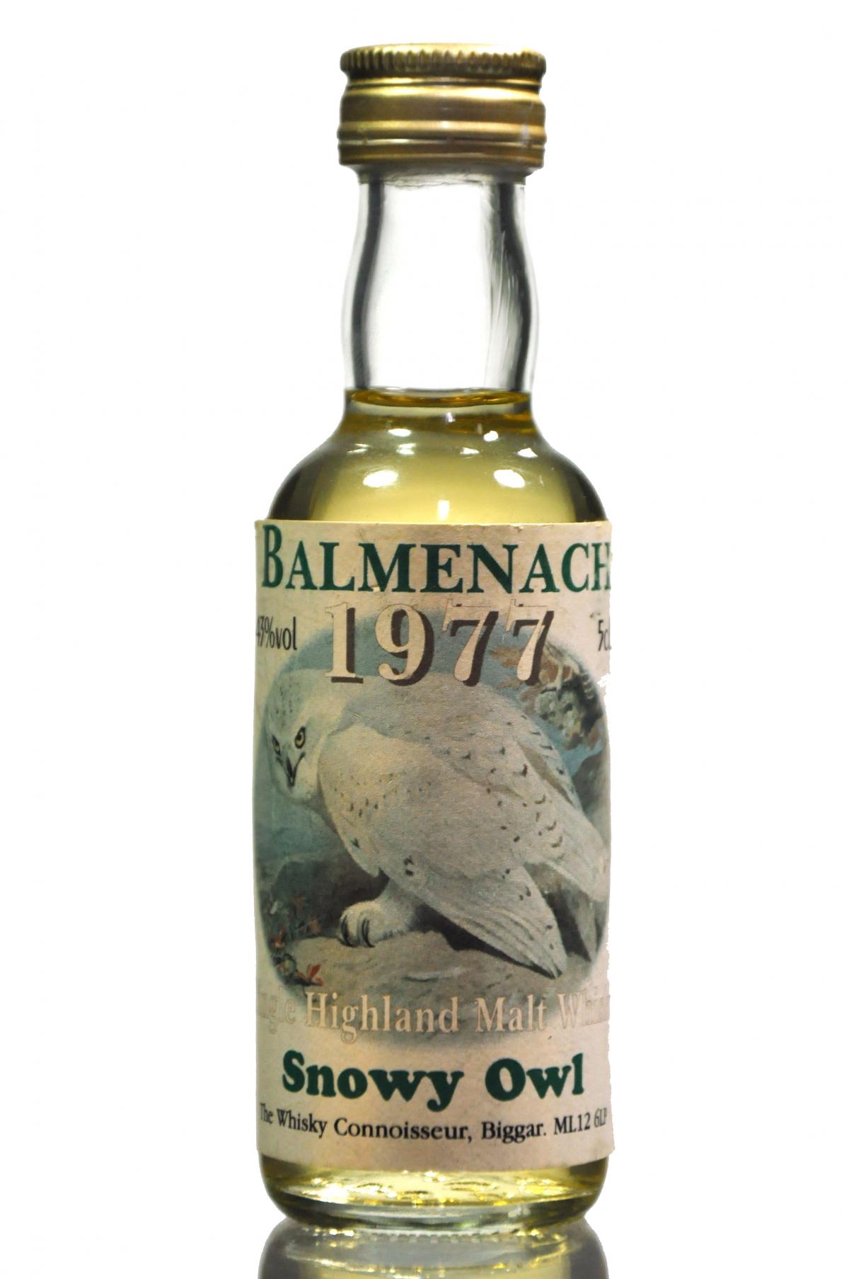 Balmenach 1977 - Snowy Owl - The Whisky Connoisseur Miniature