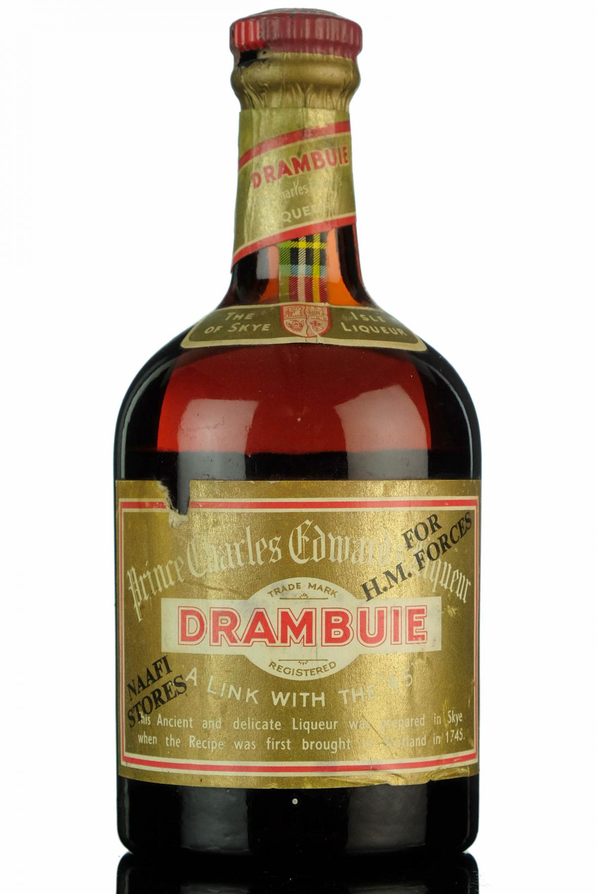 Drambuie Liqueur - For HM Forces NAAFI Stores