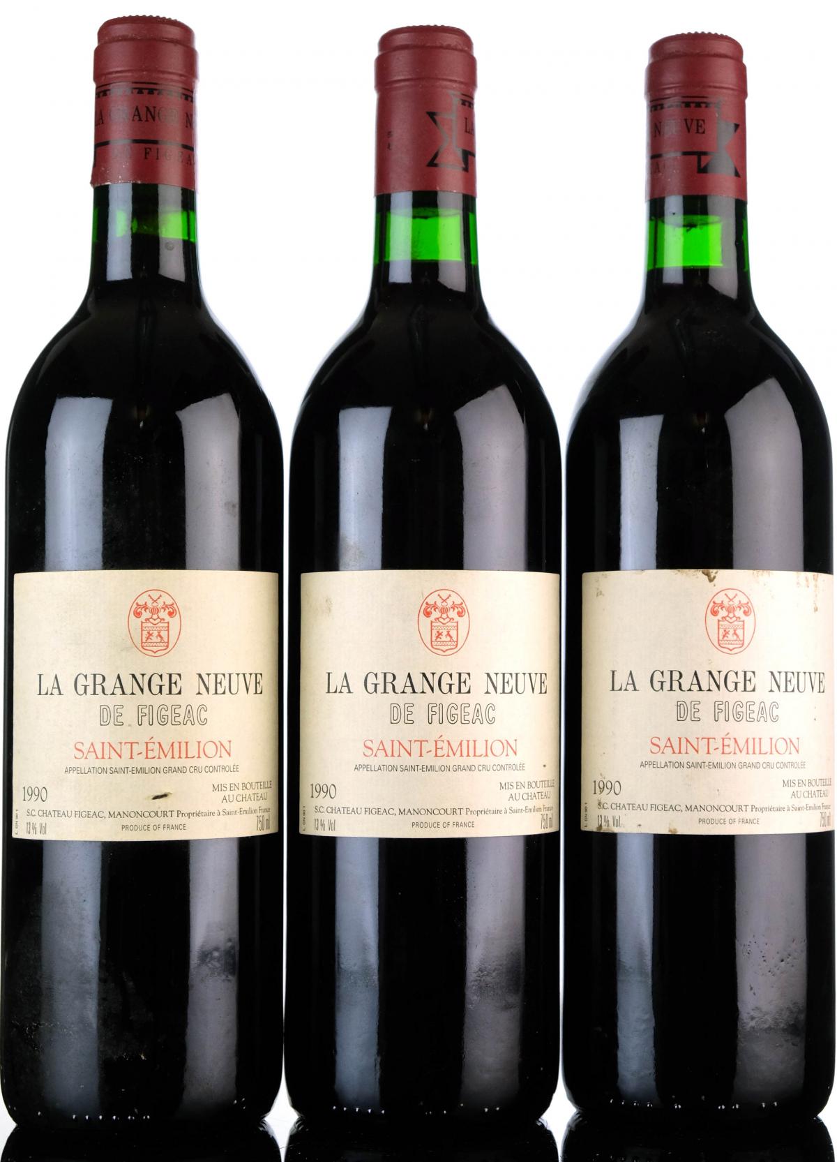 3 x La Grange Neuve 1990 Wine