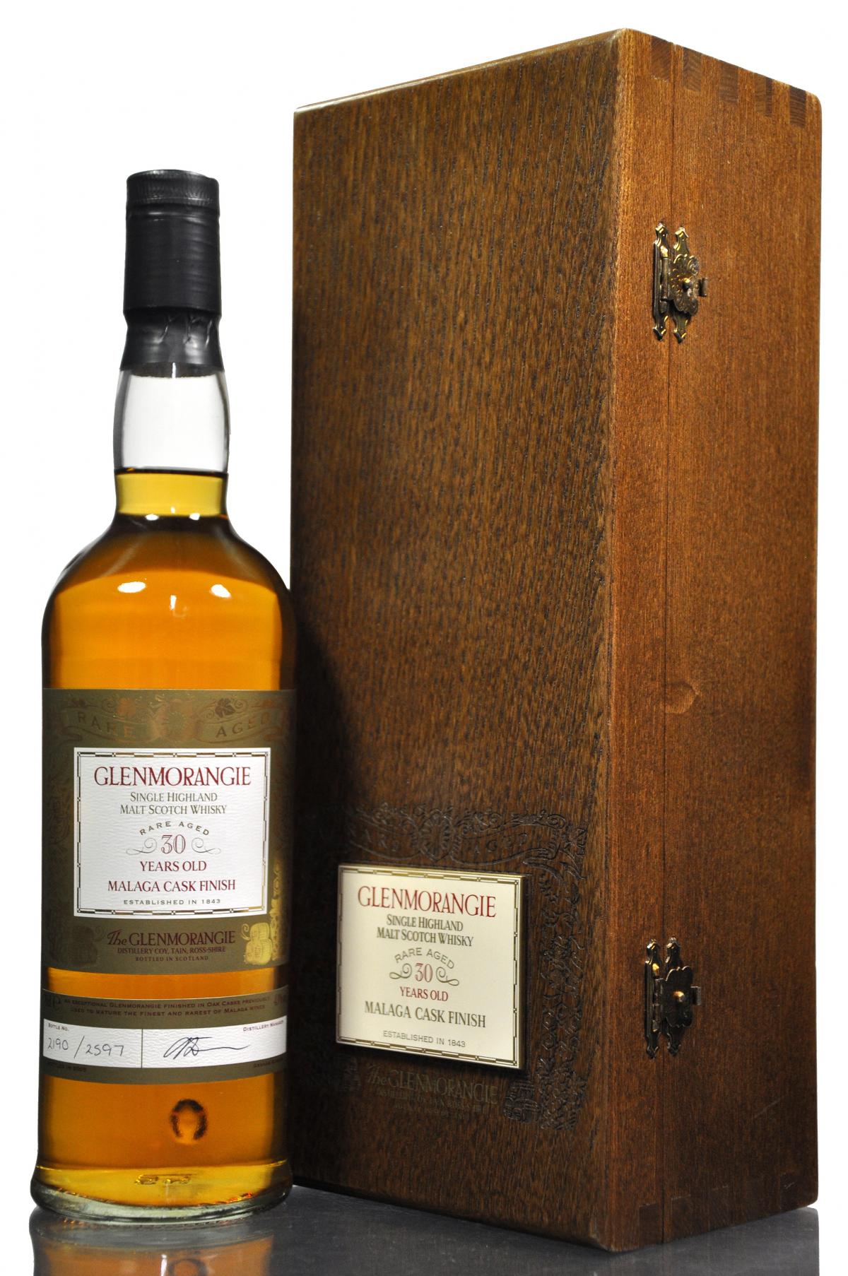 Glenmorangie 30 Year Old - Malaga Cask Finish - 2005