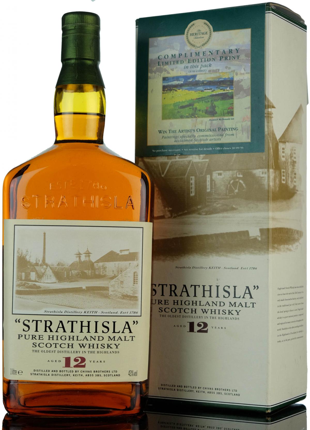 Strathisla 12 Year Old - Circa 2000 - 1 Litre