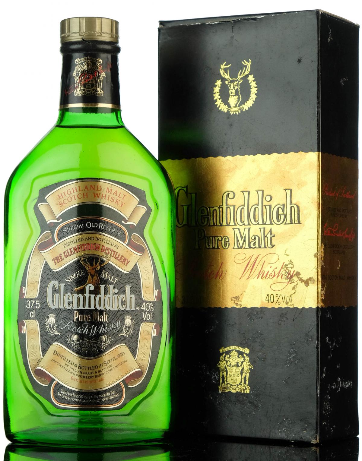 Glenfiddich 8 Year Old - 1980s - Half Bottle