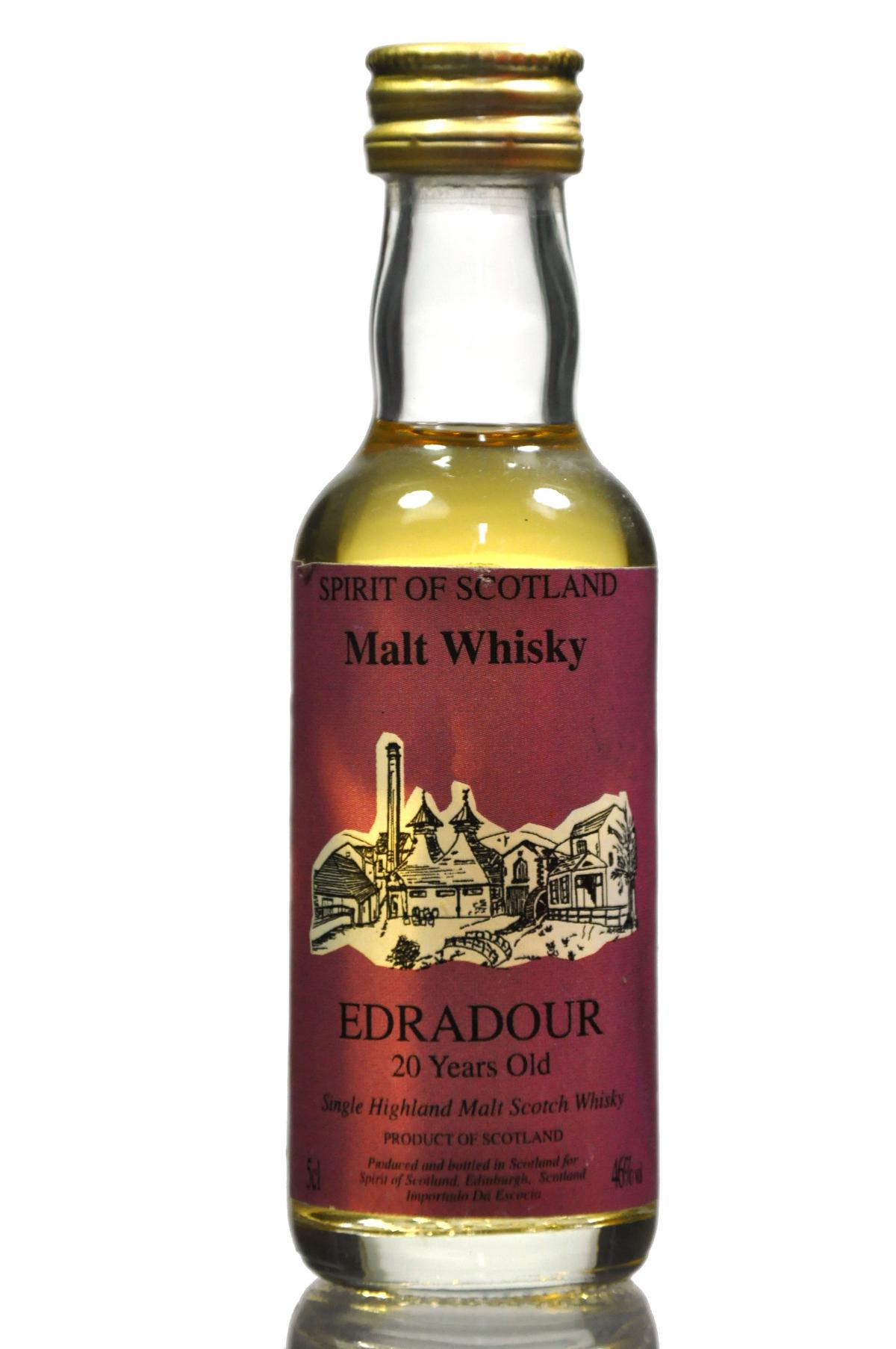 Edradour 20 Year Old - Spirit Of Scotland Miniature