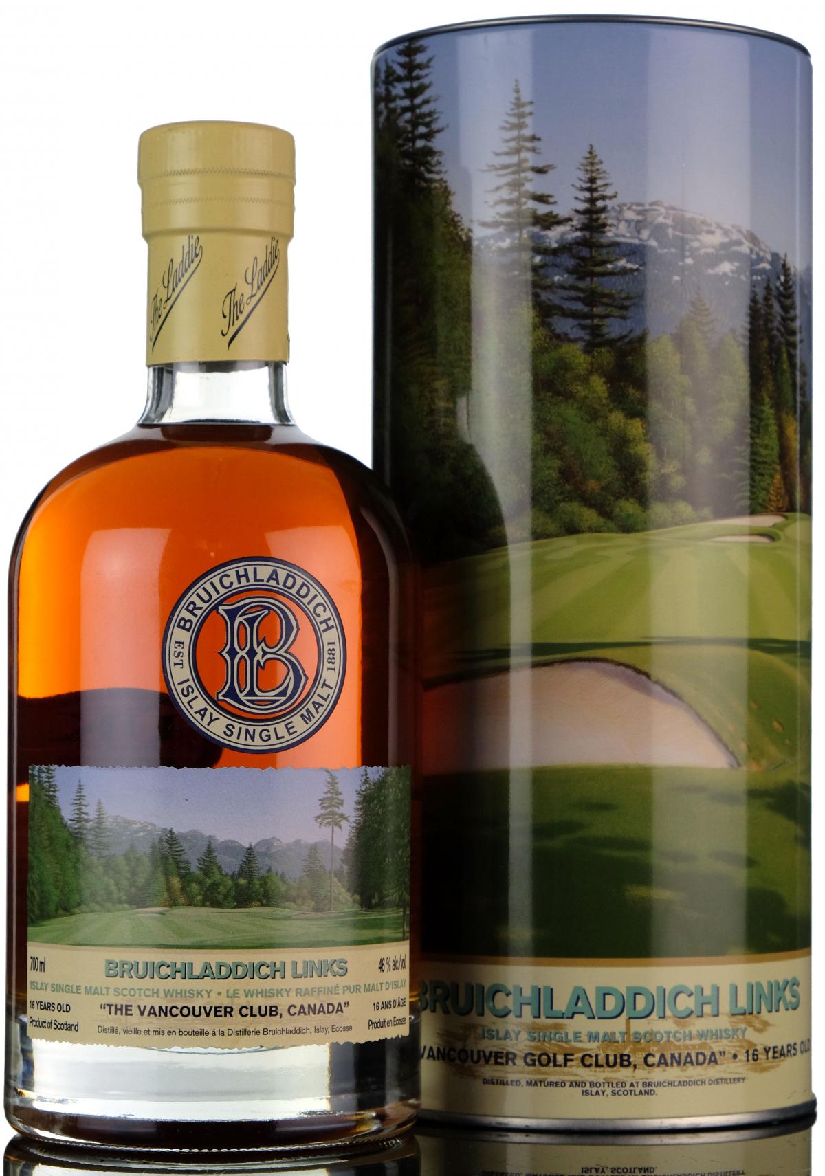 Bruichladdich Links - 16 Year Old - Vancouver Club