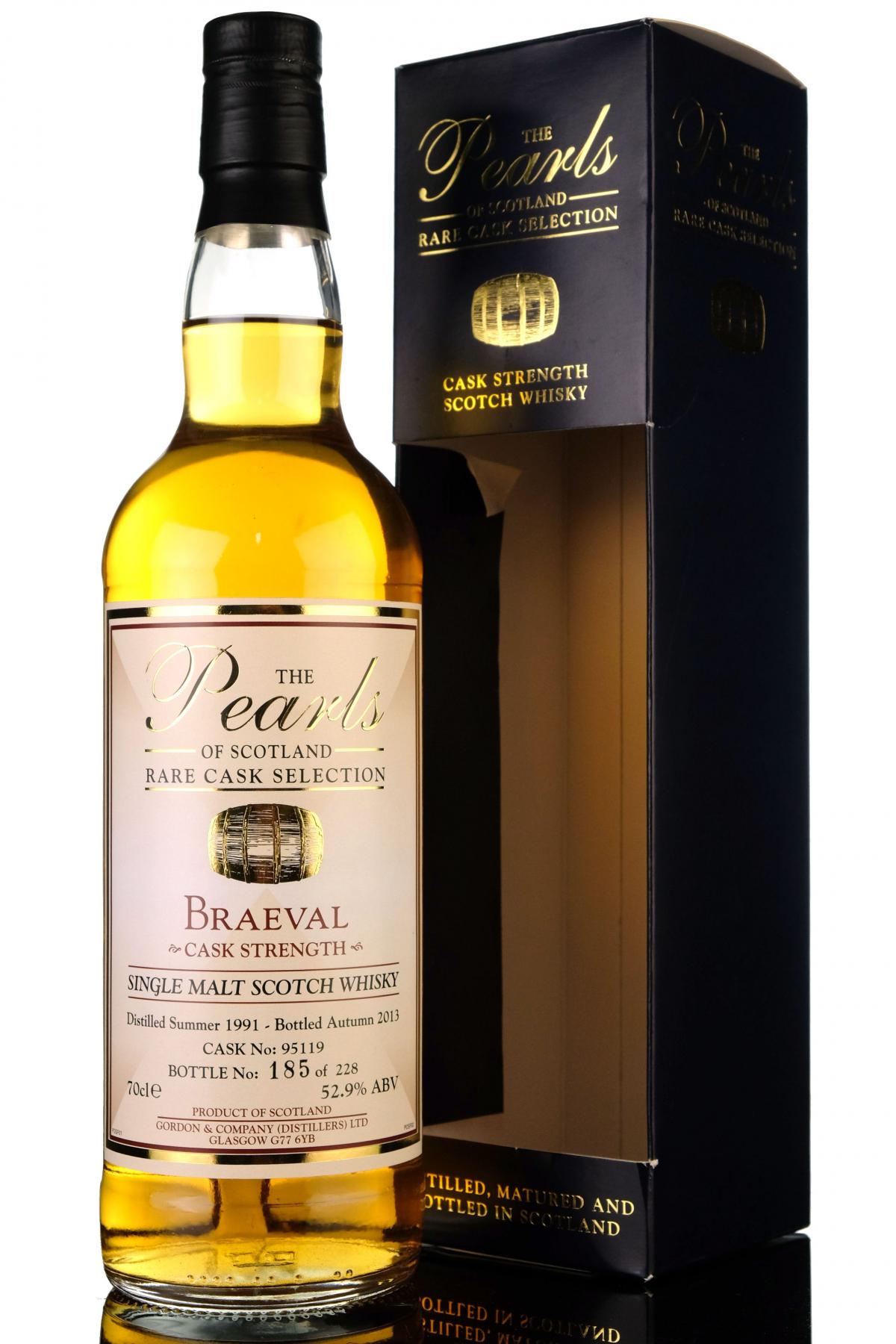 Braeval 1991 - 2013 Single Cask 95119 Pearls Of Scotland