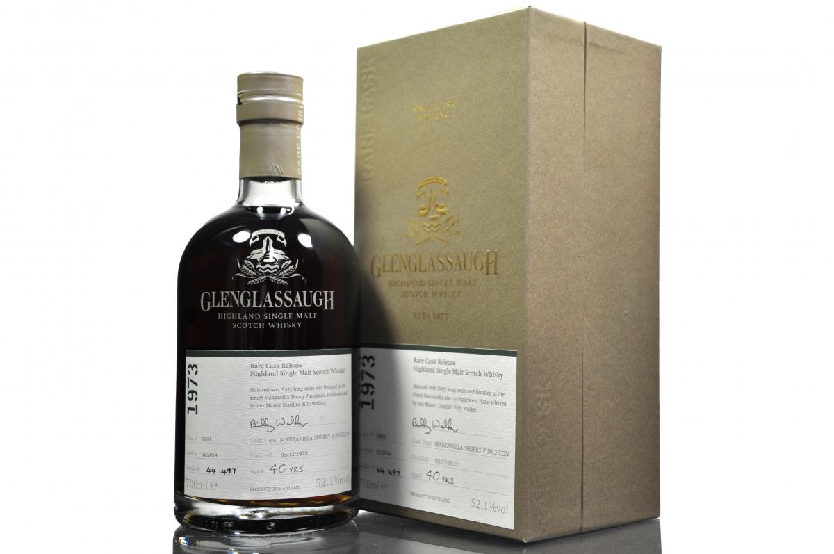 Glenglassaugh 1973-2014 - 40 Year Old - Single Cask 6801 - Rare Cask Release