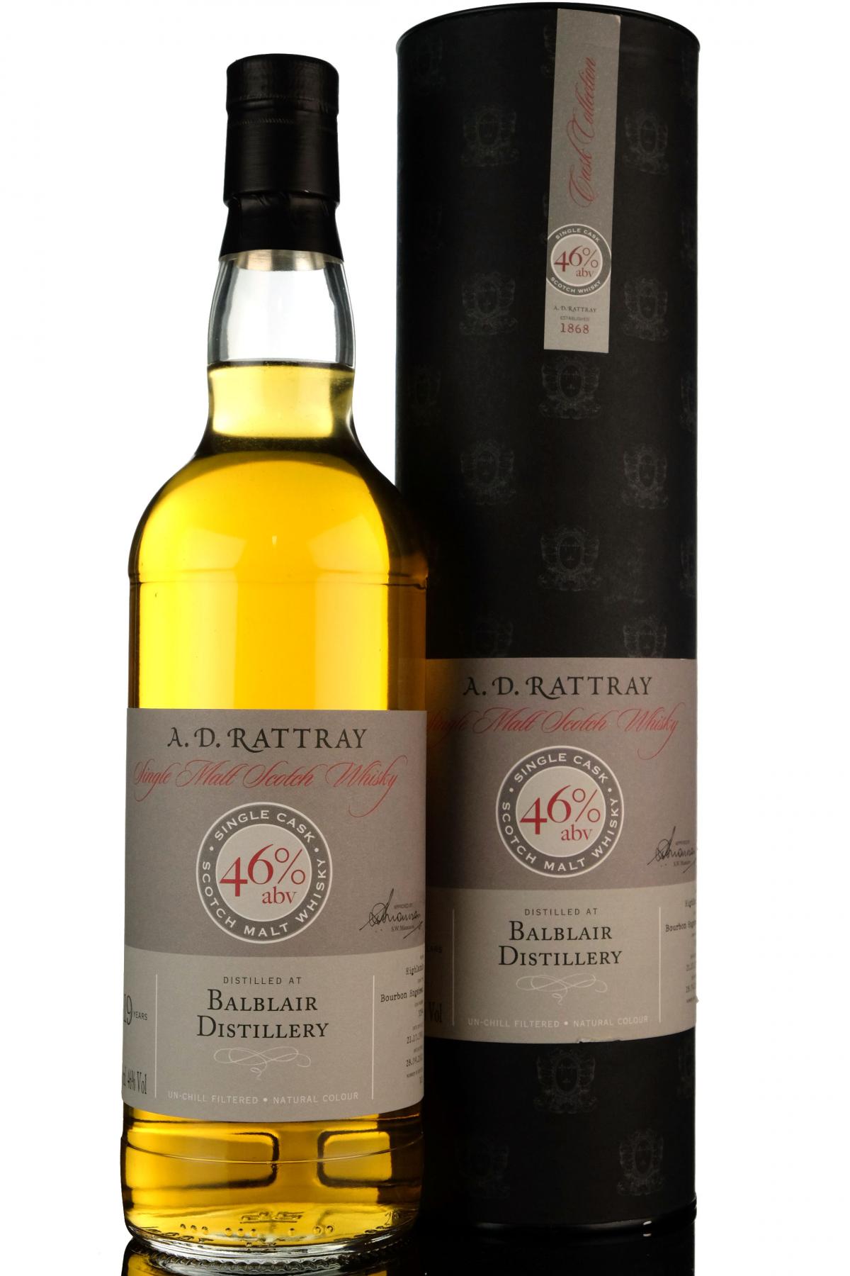 Balblair 1991-2011 - 19 Year Old - A.D. Rattray - Cask Collection - Single Cask 3294