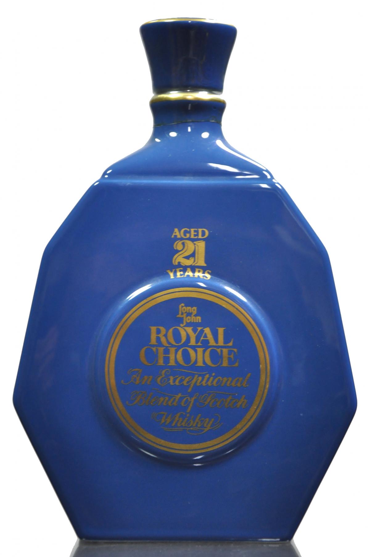 Long John 21 Year Old - Royal Choice - Ceramic