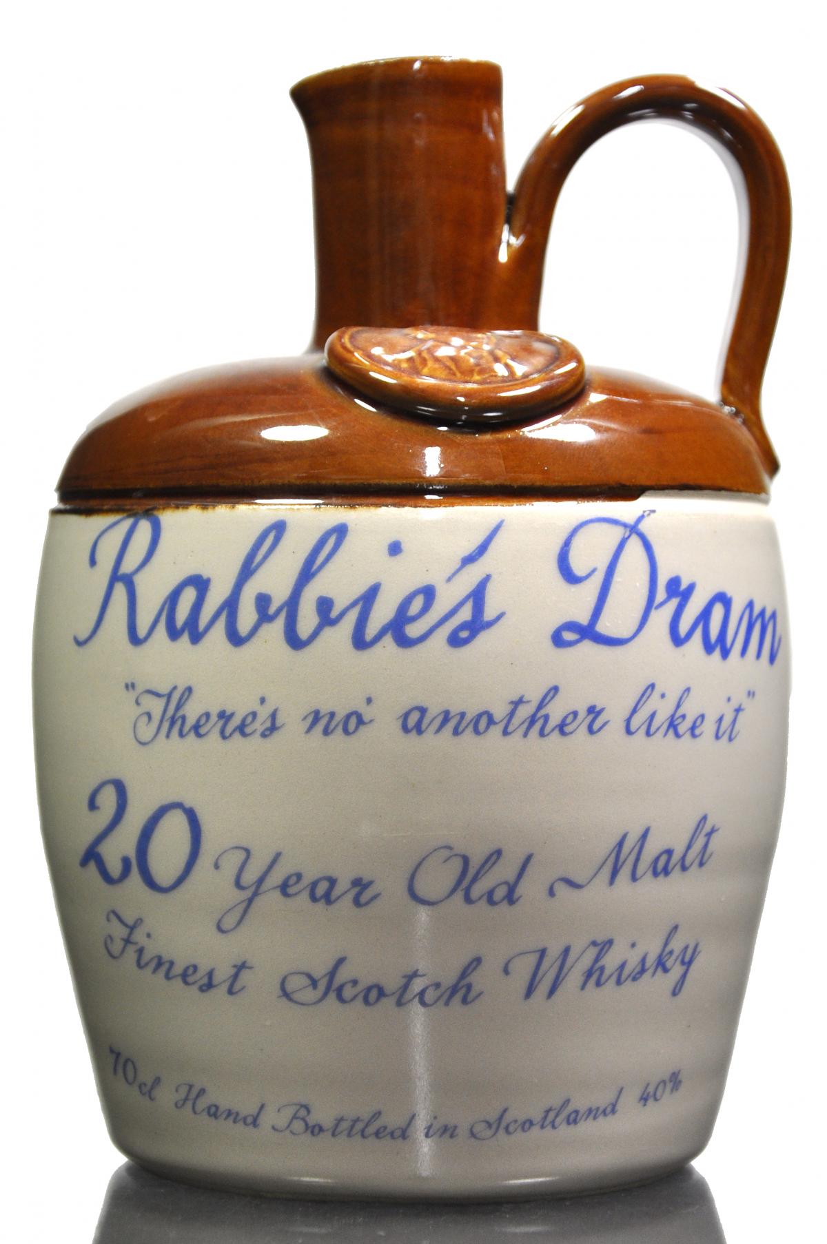 Rabbies Dram 20 Year Old Ceramic