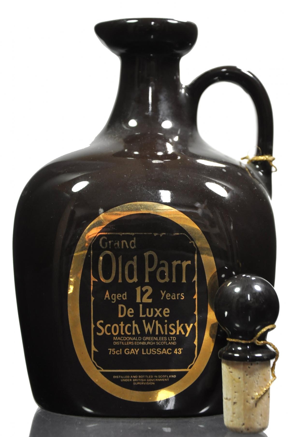 Grand Old Parr 12 Year Old Ceramic - 1980s