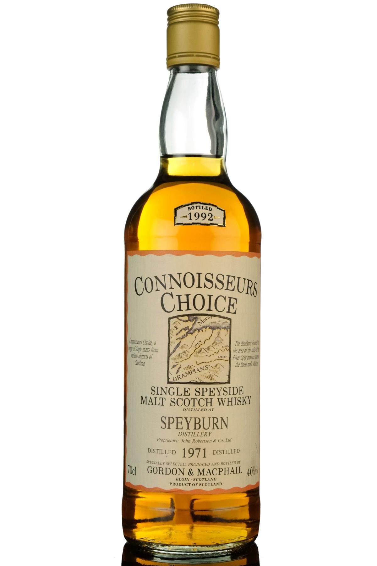 Speyburn 1971 - 1992 Connoisseurs Choice