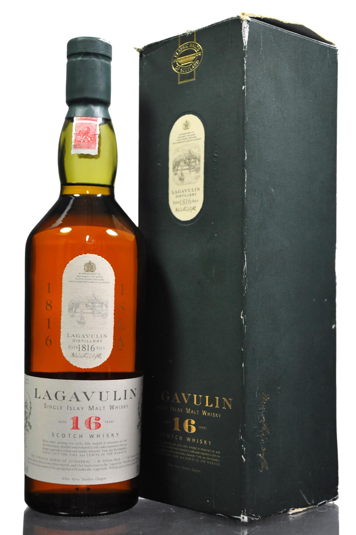 Lagavulin 16 Year Old - White Horse - 1990s