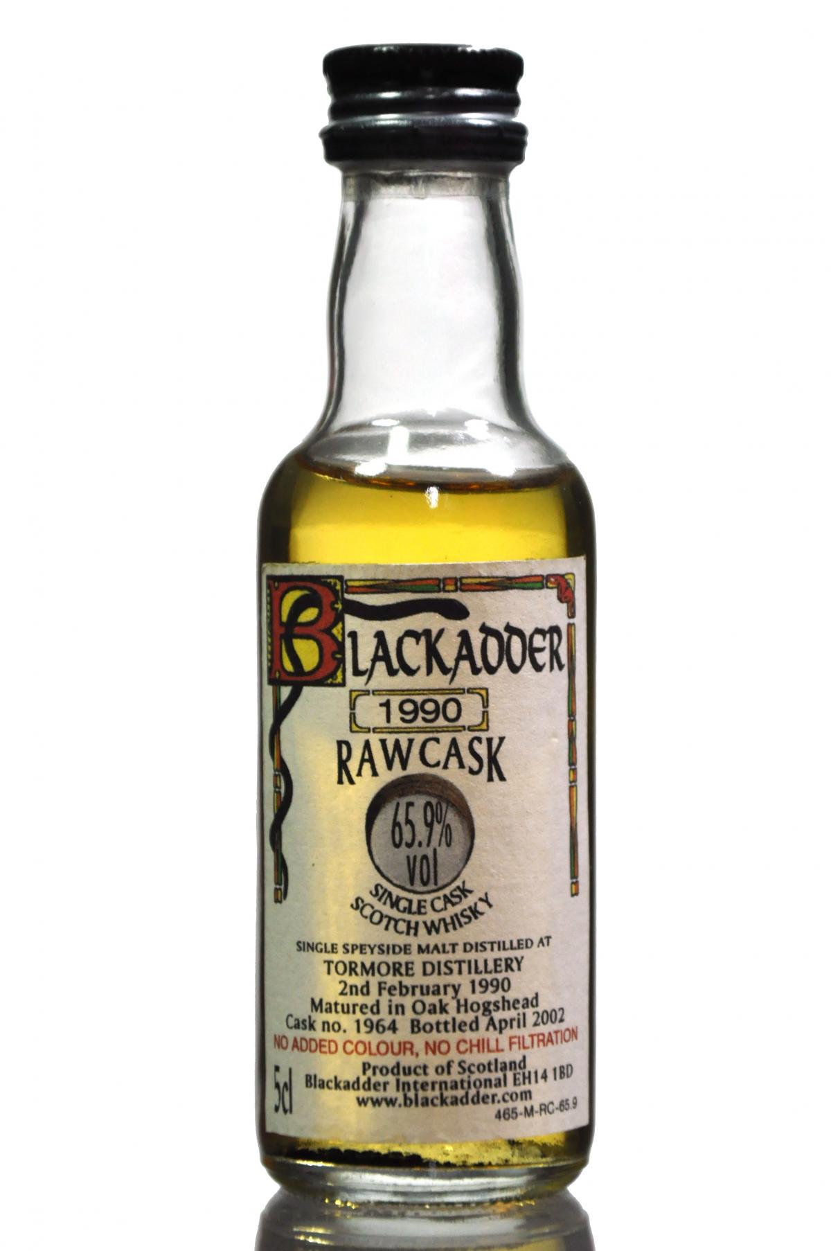 Tormore 1990-2002 - Blackadder Raw Cask Miniature