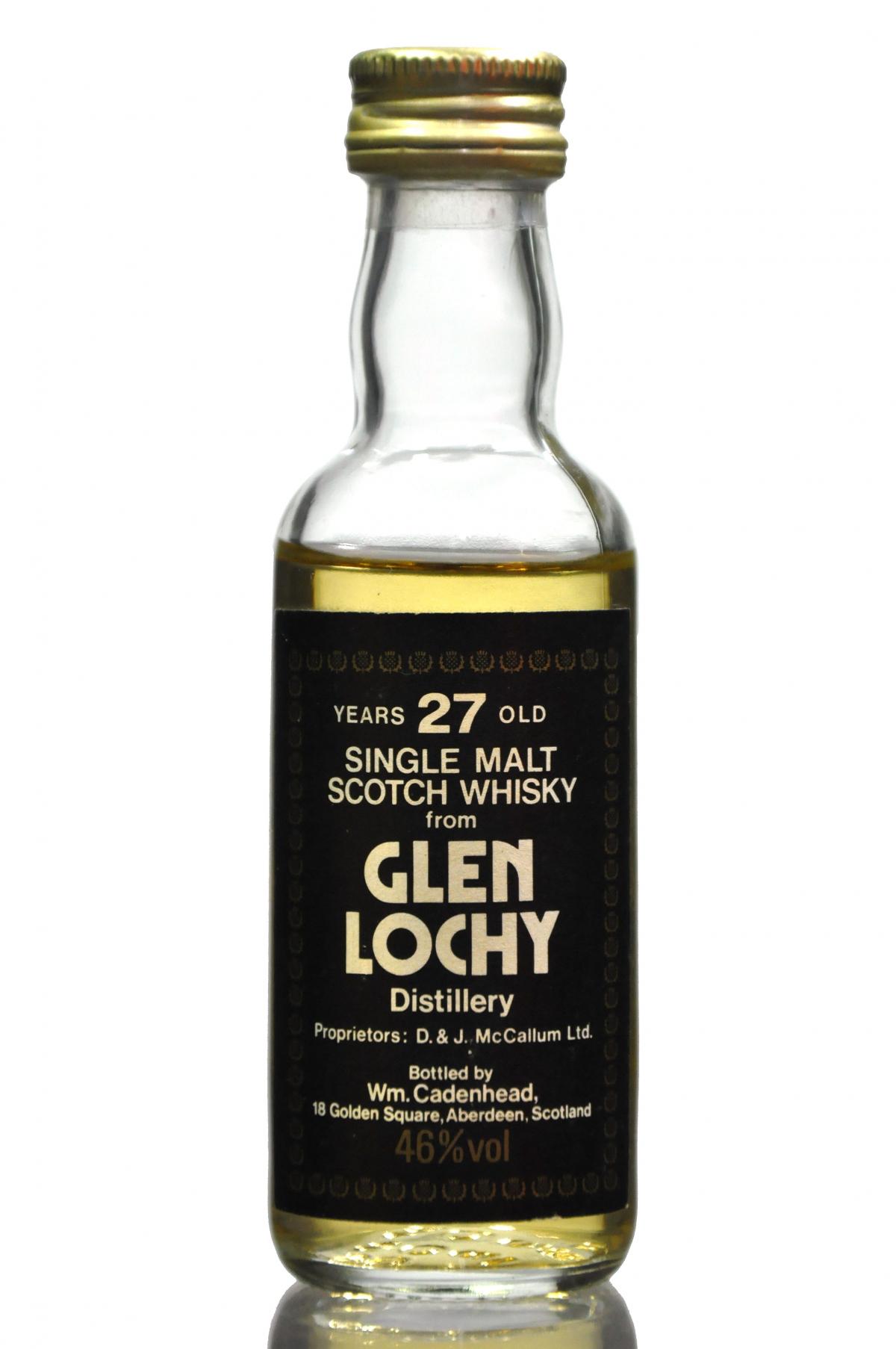 Glen Lochy 27 Year Old - Cadenhead Miniature