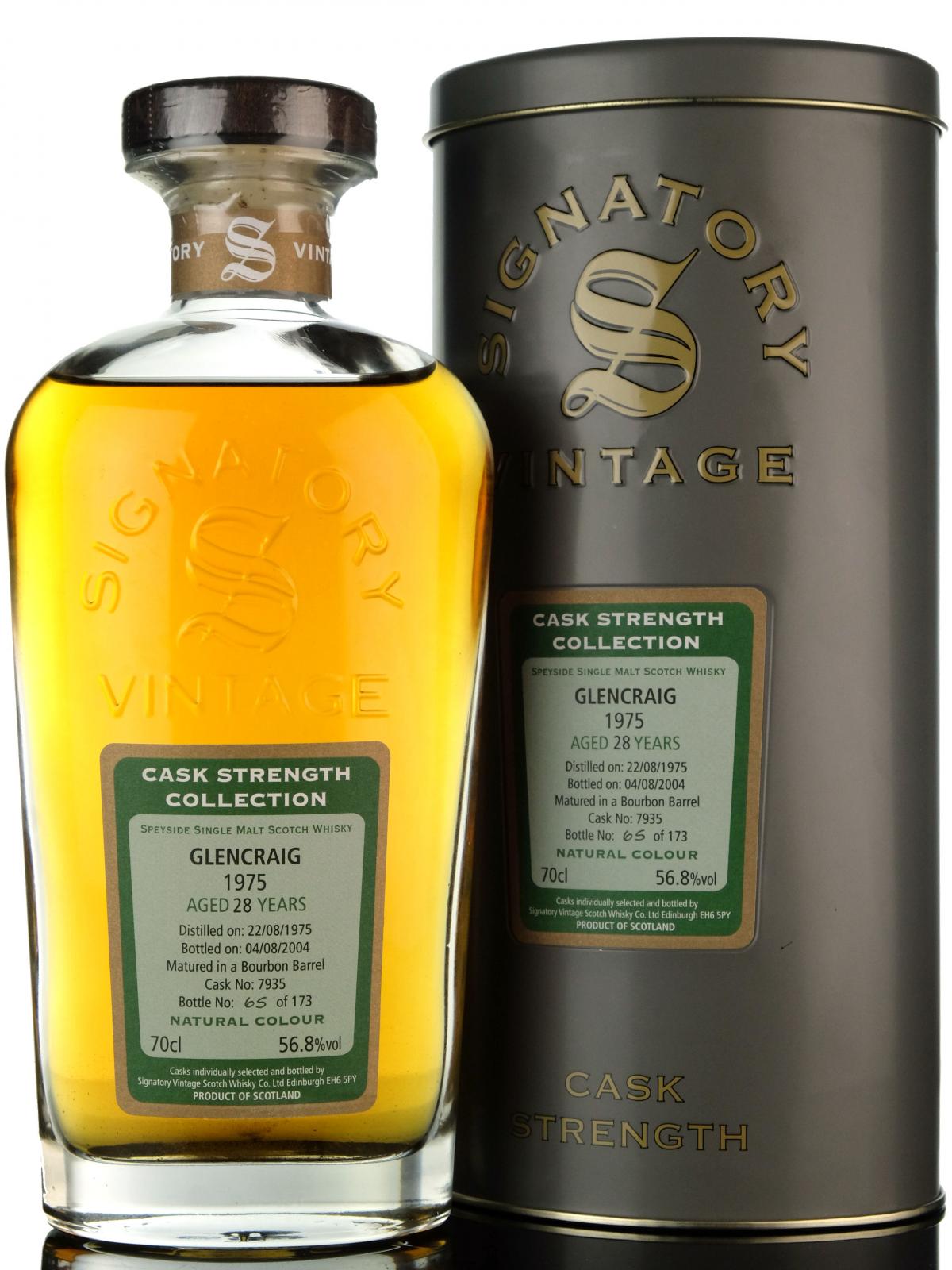 Glencraig 1975 - 2004 28 Signatory Vintage