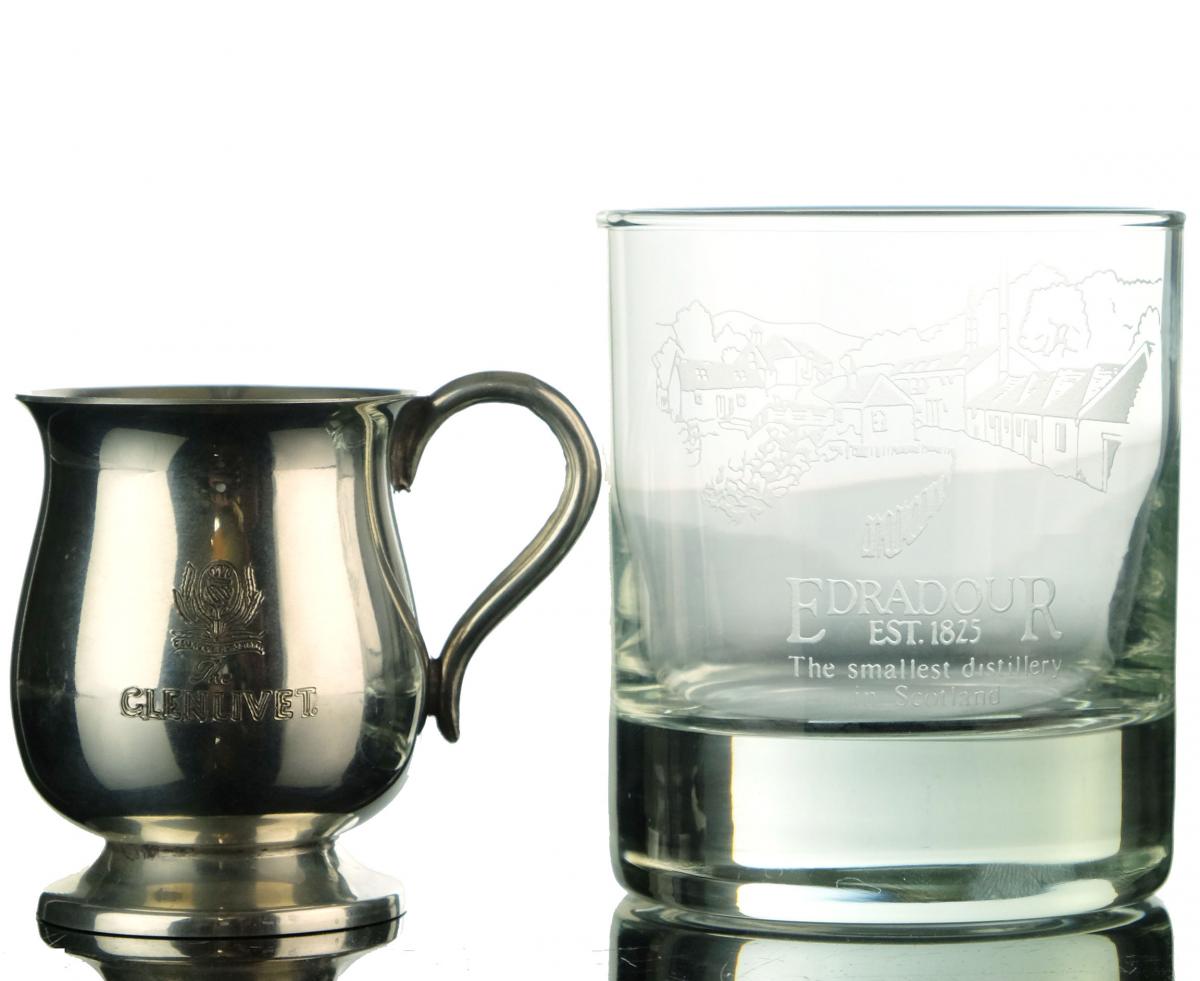 Edradour Glass  Glenlivet Tankard