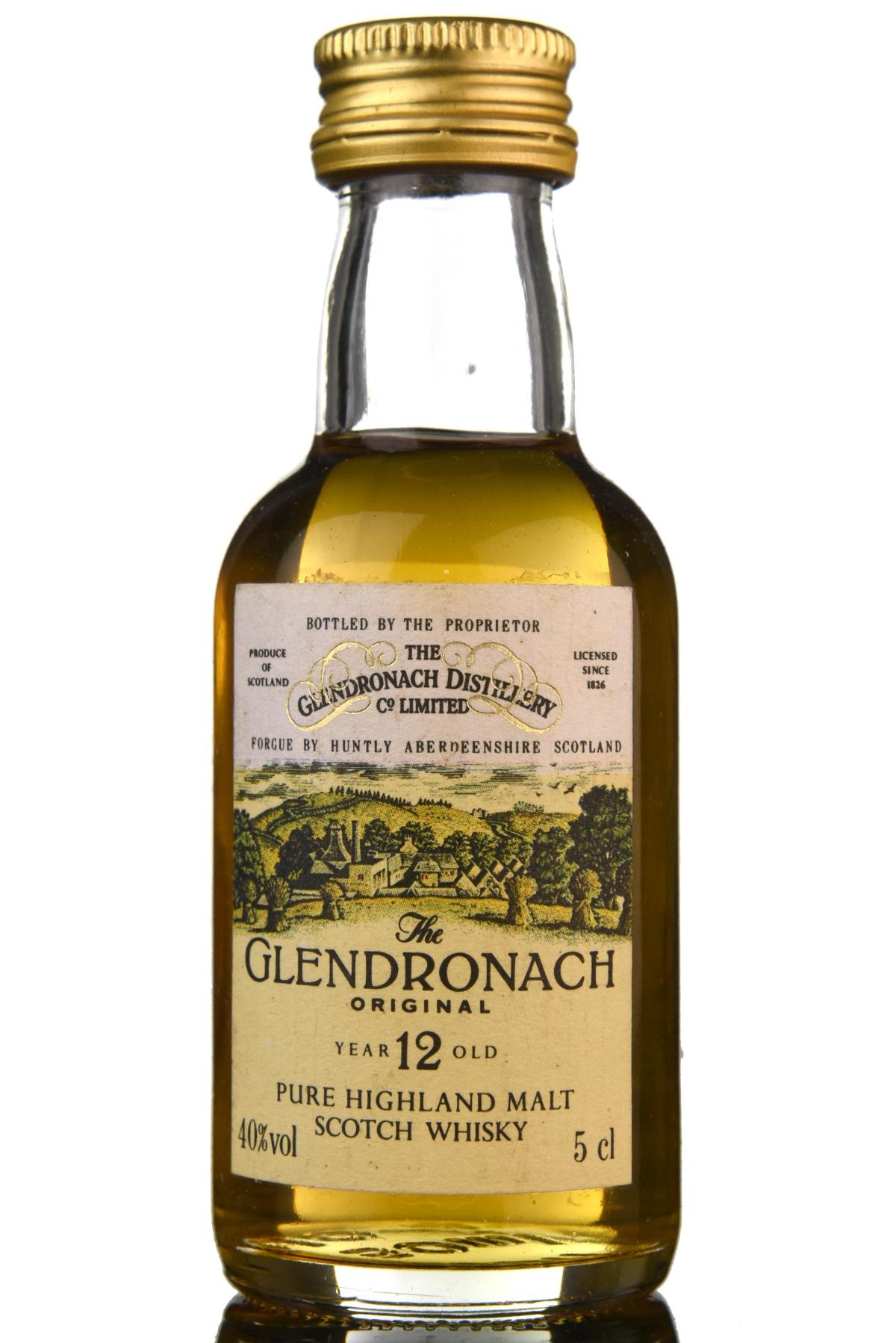 Glendronach 12 Year Old - Original Miniature