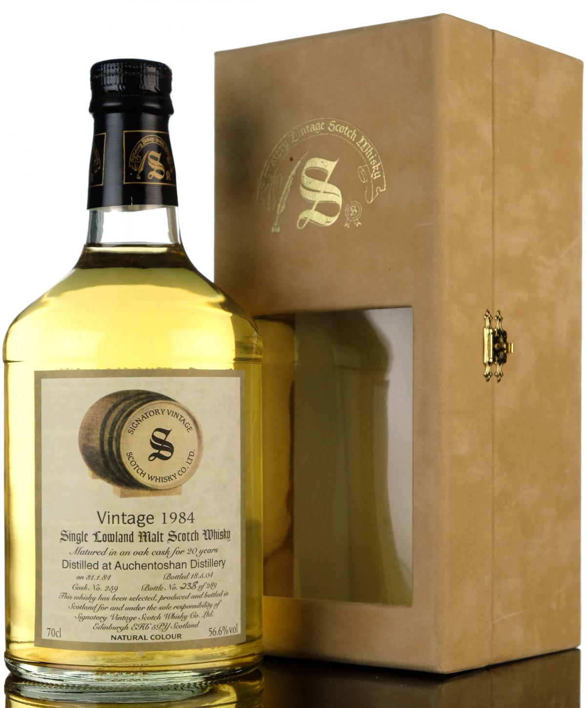 Auchentoshan 1984 - 2004 20 Signatory Vintage