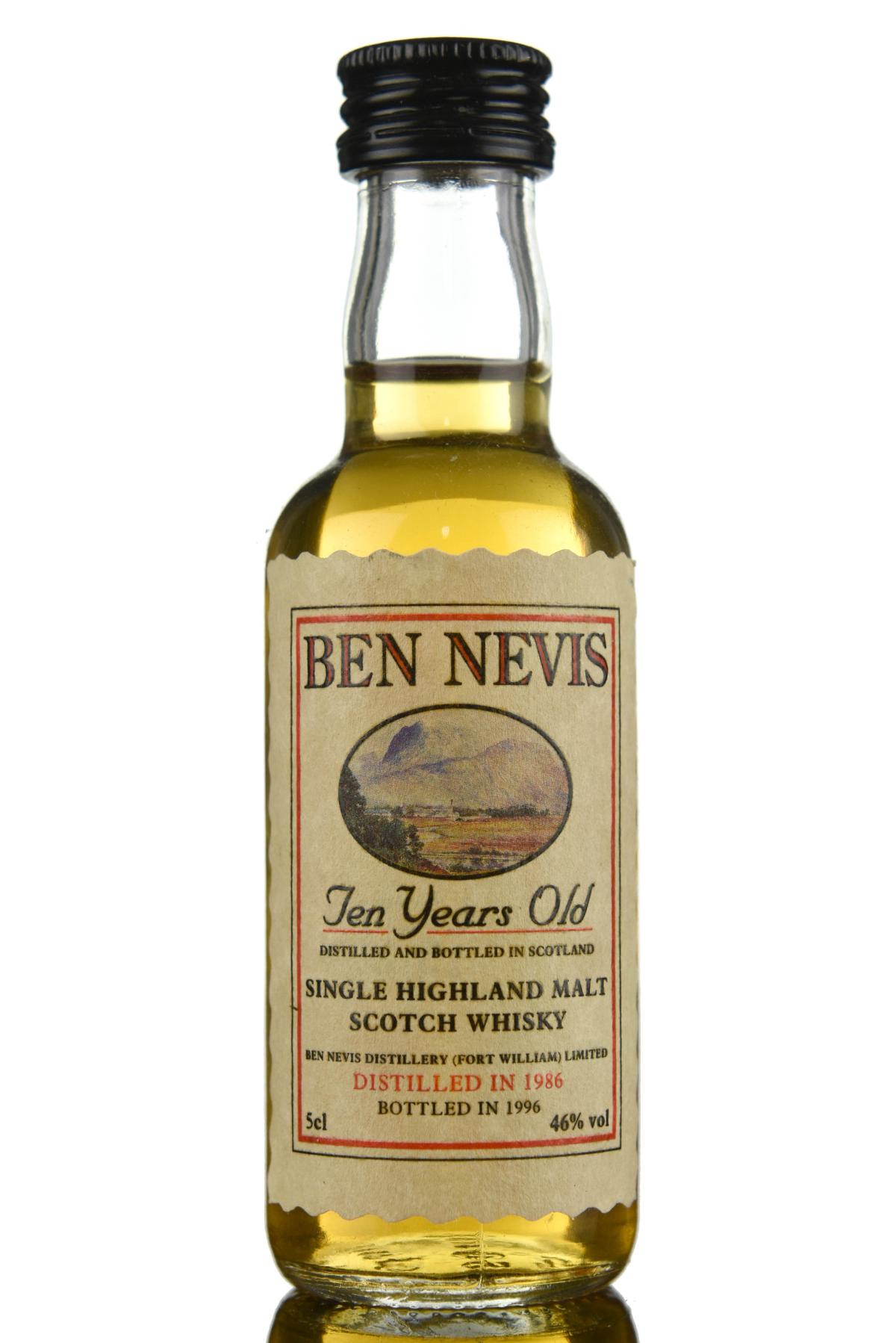 Ben Nevis 1986-1996 - 10 Year Old Miniature