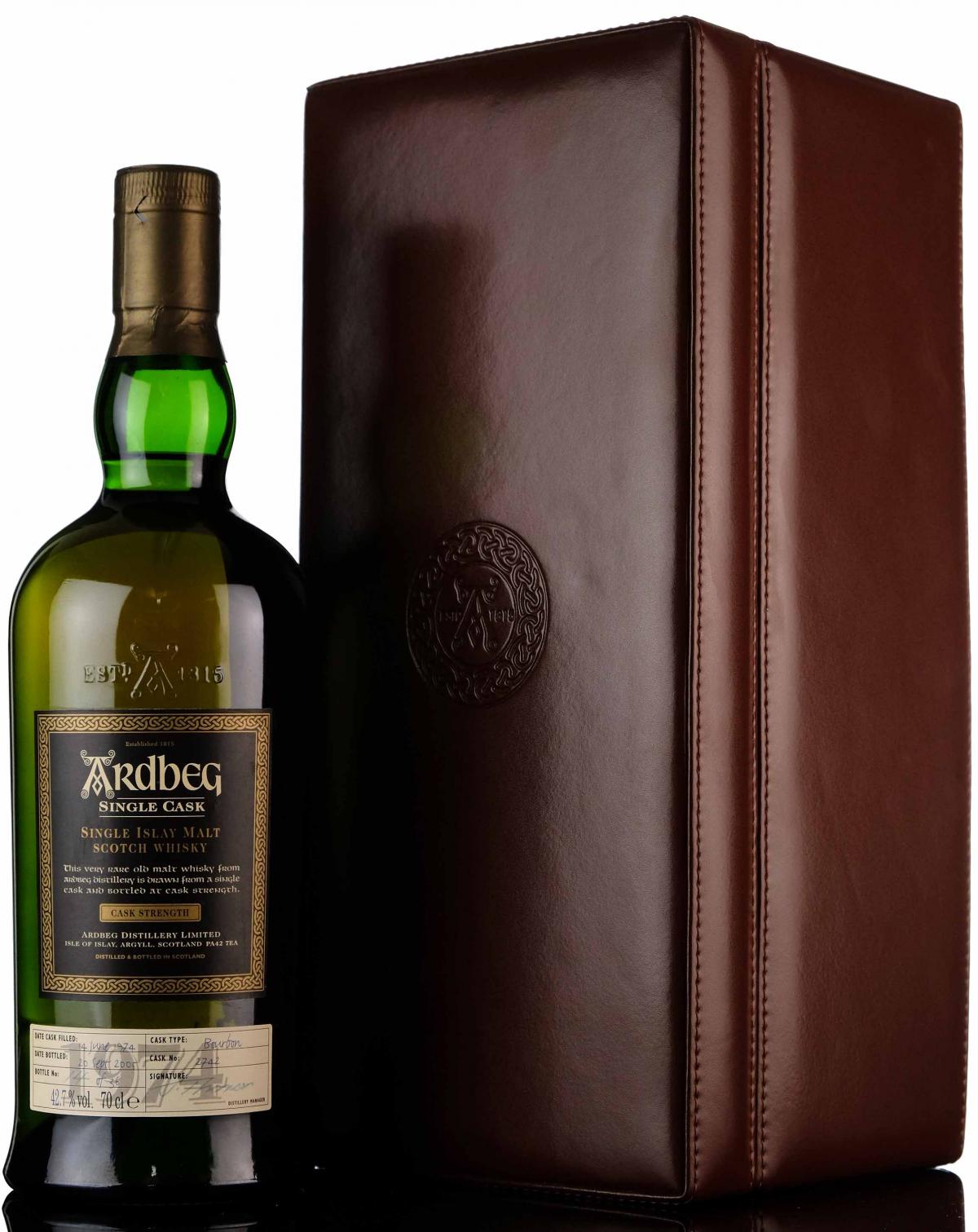 Ardbeg 1974-2005 - 31 Year Old - Single Cask 2742 - 36 Bottles